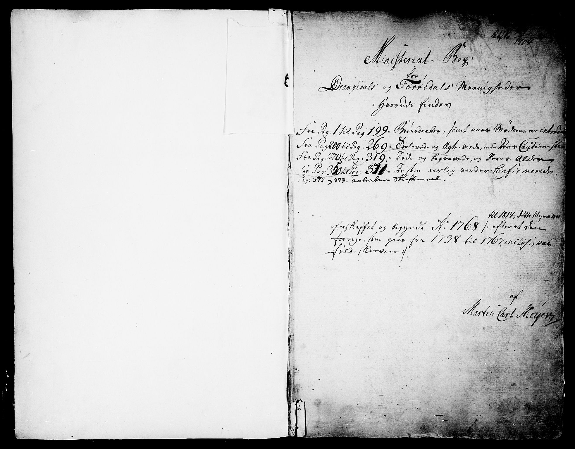 Drangedal kirkebøker, SAKO/A-258/F/Fa/L0003: Parish register (official) no. 3, 1768-1814