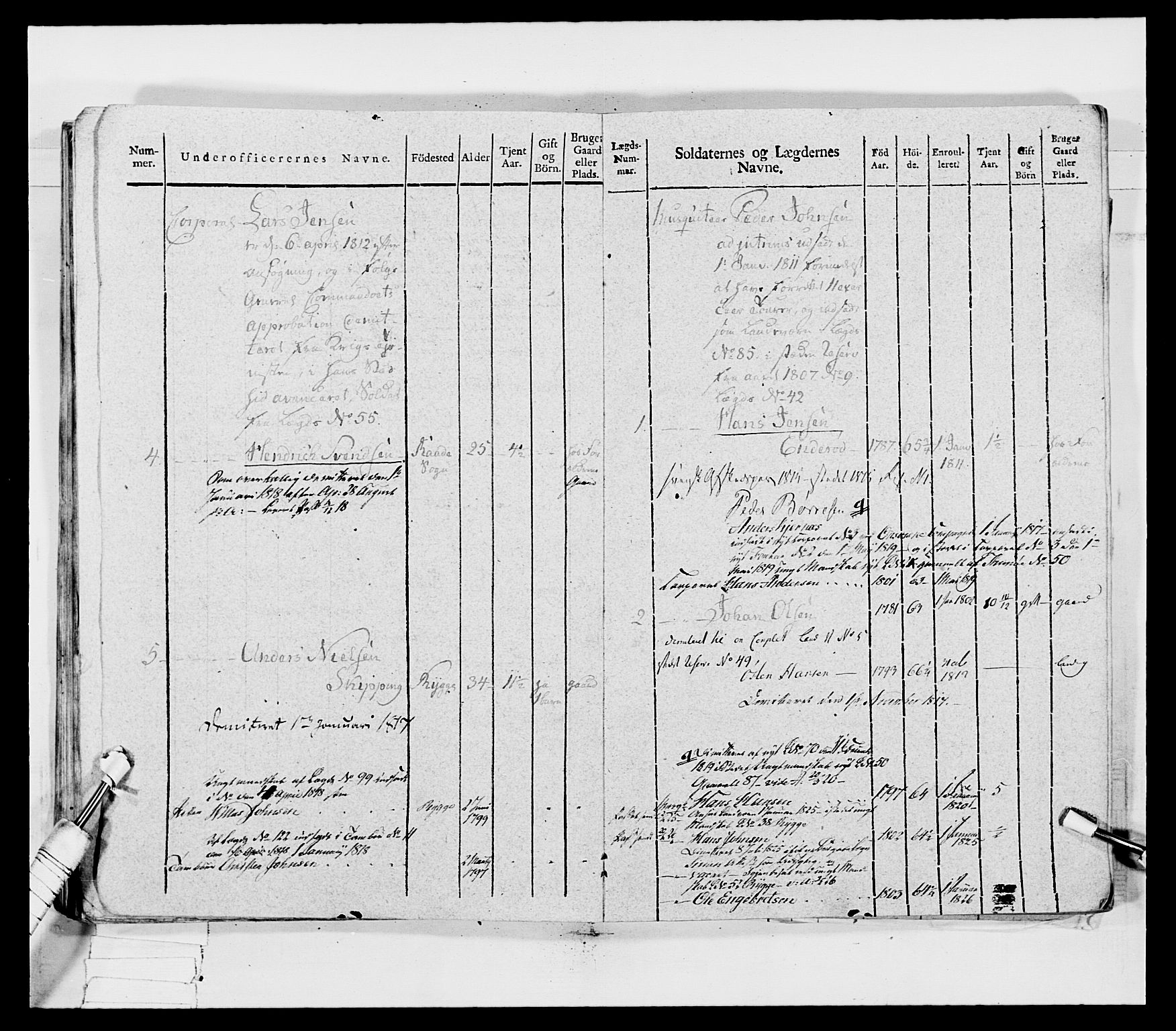 Generalitets- og kommissariatskollegiet, Det kongelige norske kommissariatskollegium, AV/RA-EA-5420/E/Eh/L0030c: Sønnafjelske gevorbne infanteriregiment, 1812, p. 180