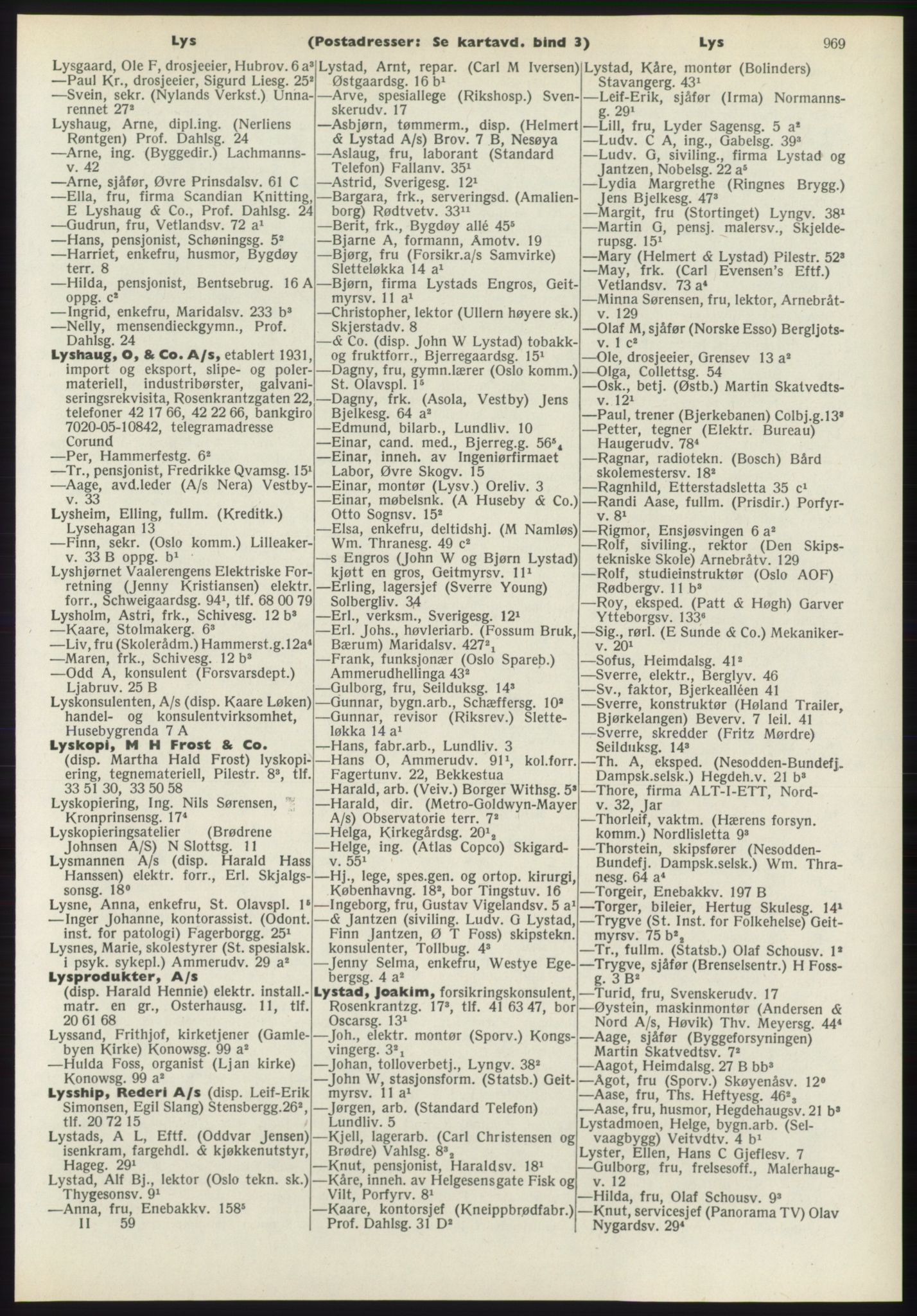 Kristiania/Oslo adressebok, PUBL/-, 1970-1971, p. 969