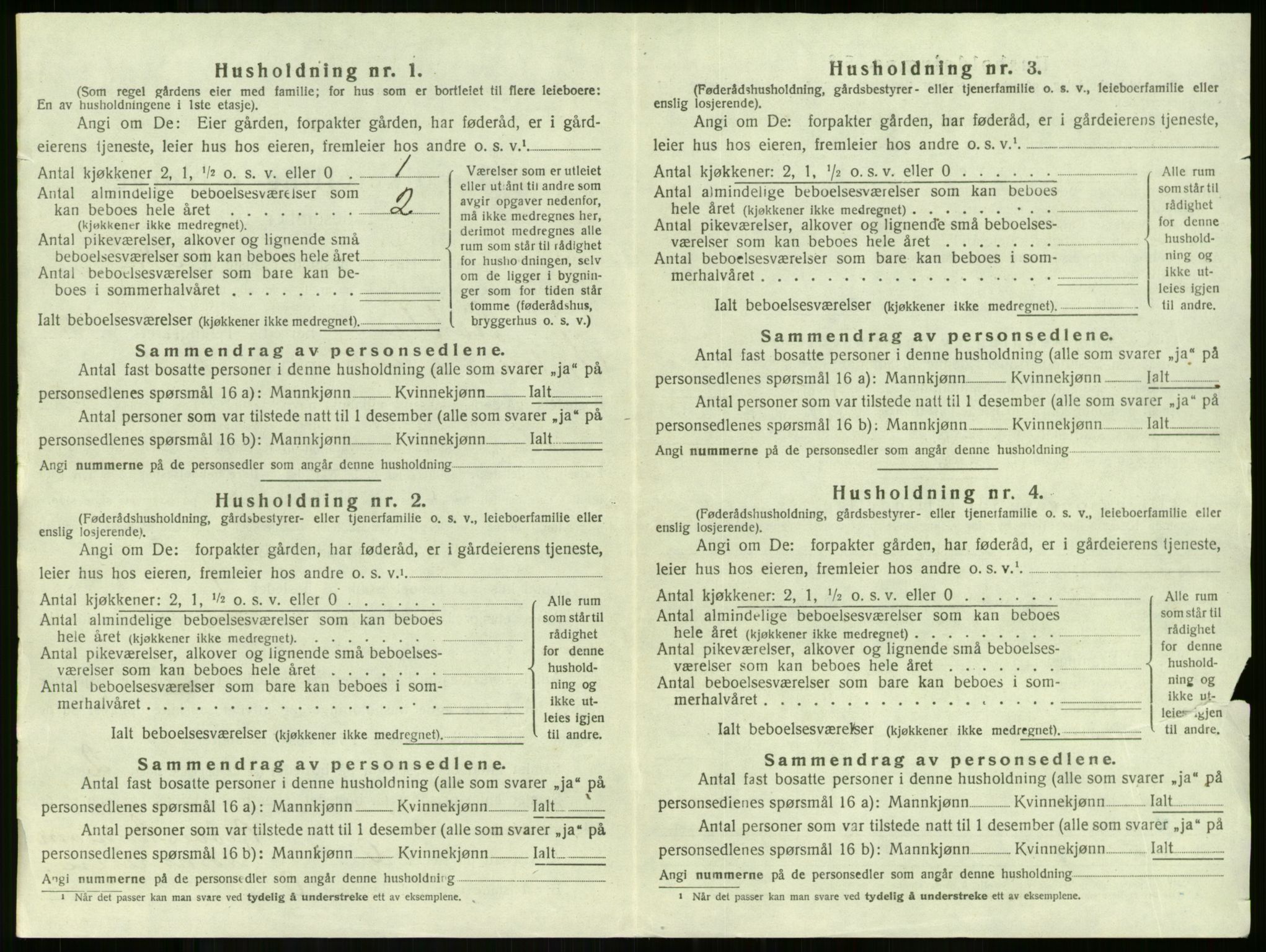 SAKO, 1920 census for Stokke, 1920, p. 1098