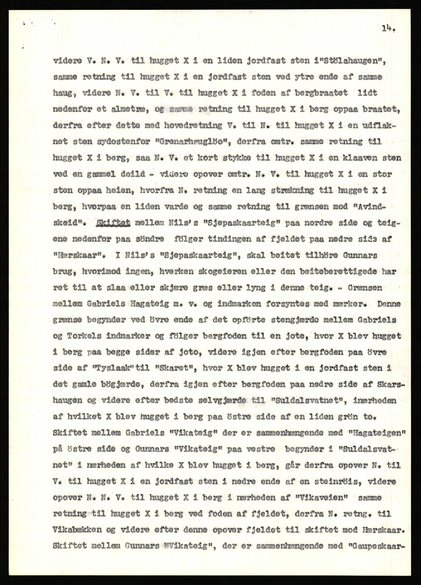 Statsarkivet i Stavanger, AV/SAST-A-101971/03/Y/Yj/L0025: Avskrifter sortert etter gårdsnavn: Garpestad - Gjerde, 1750-1930, p. 251