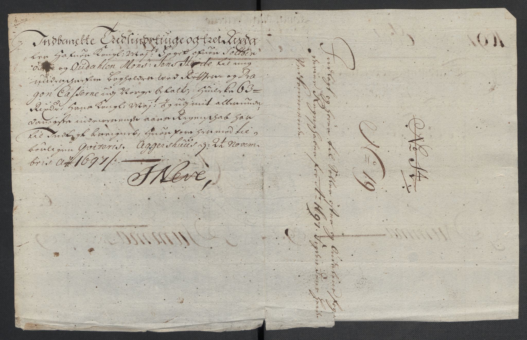 Rentekammeret inntil 1814, Reviderte regnskaper, Fogderegnskap, AV/RA-EA-4092/R13/L0835: Fogderegnskap Solør, Odal og Østerdal, 1697, p. 254