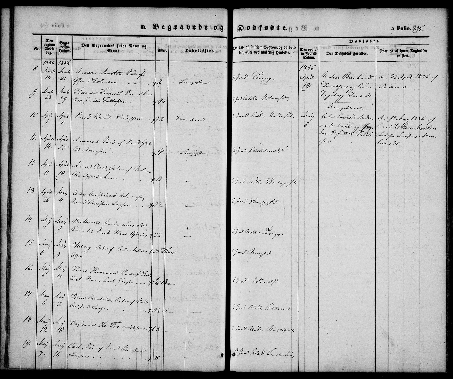 Larvik kirkebøker, AV/SAKO-A-352/F/Fb/L0003: Parish register (official) no. II 3, 1842-1856, p. 295