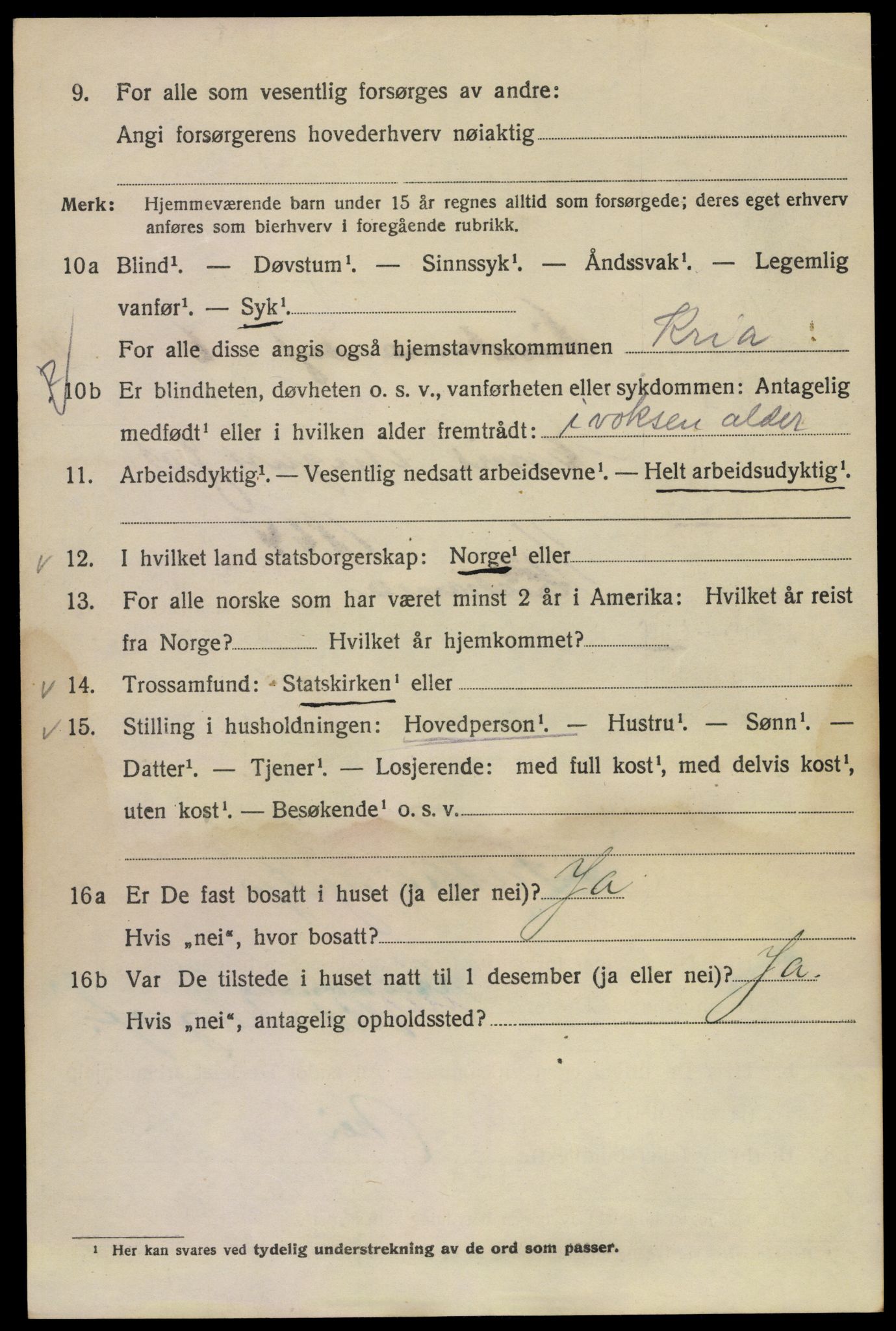 SAO, 1920 census for Kristiania, 1920, p. 365034