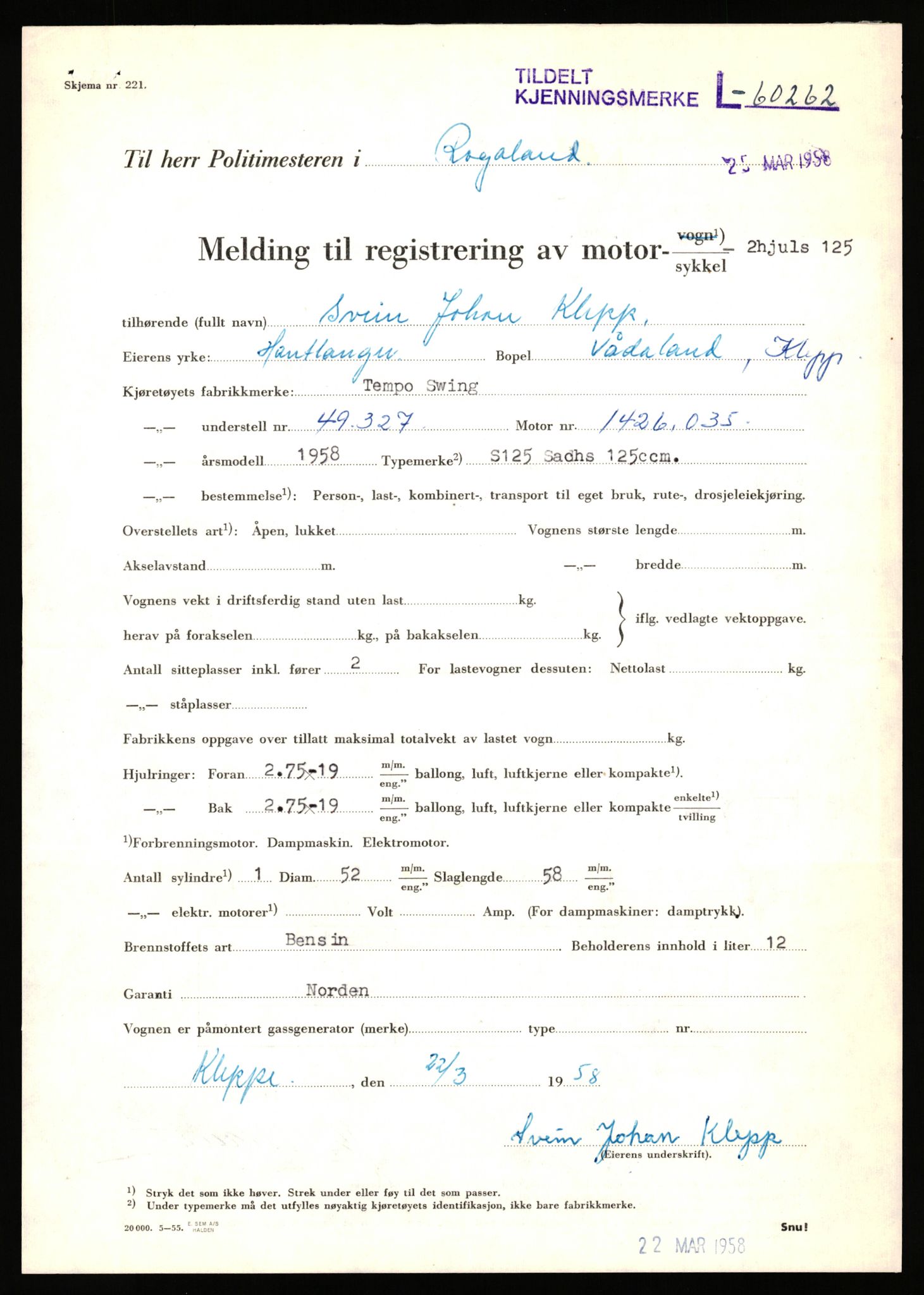 Stavanger trafikkstasjon, AV/SAST-A-101942/0/F/L0059: L-60000 - L-60699, 1930-1971, p. 679