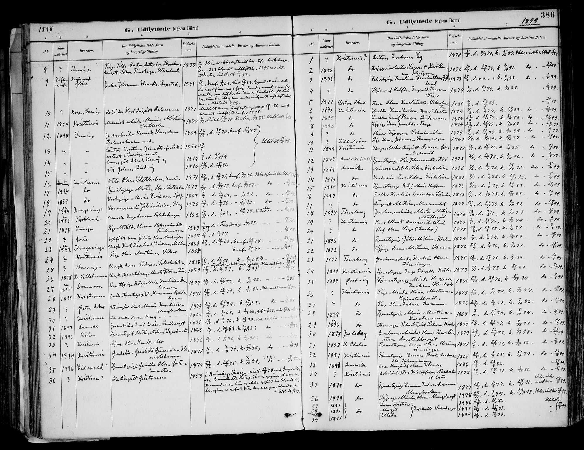 Brandval prestekontor, SAH/PREST-034/H/Ha/Haa/L0003: Parish register (official) no. 3, 1894-1909, p. 386