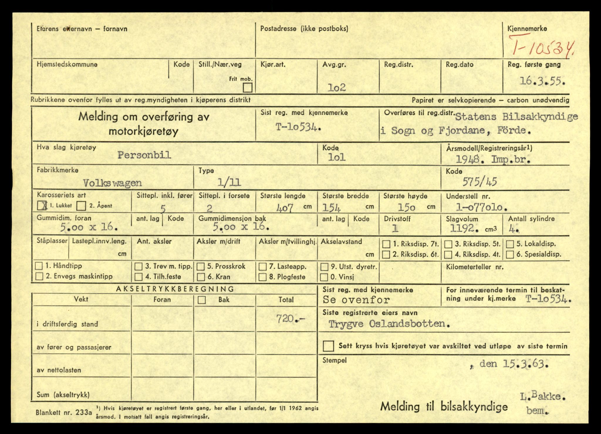 Møre og Romsdal vegkontor - Ålesund trafikkstasjon, SAT/A-4099/F/Fe/L0021: Registreringskort for kjøretøy T 10471 - T 10583, 1927-1998, p. 1767