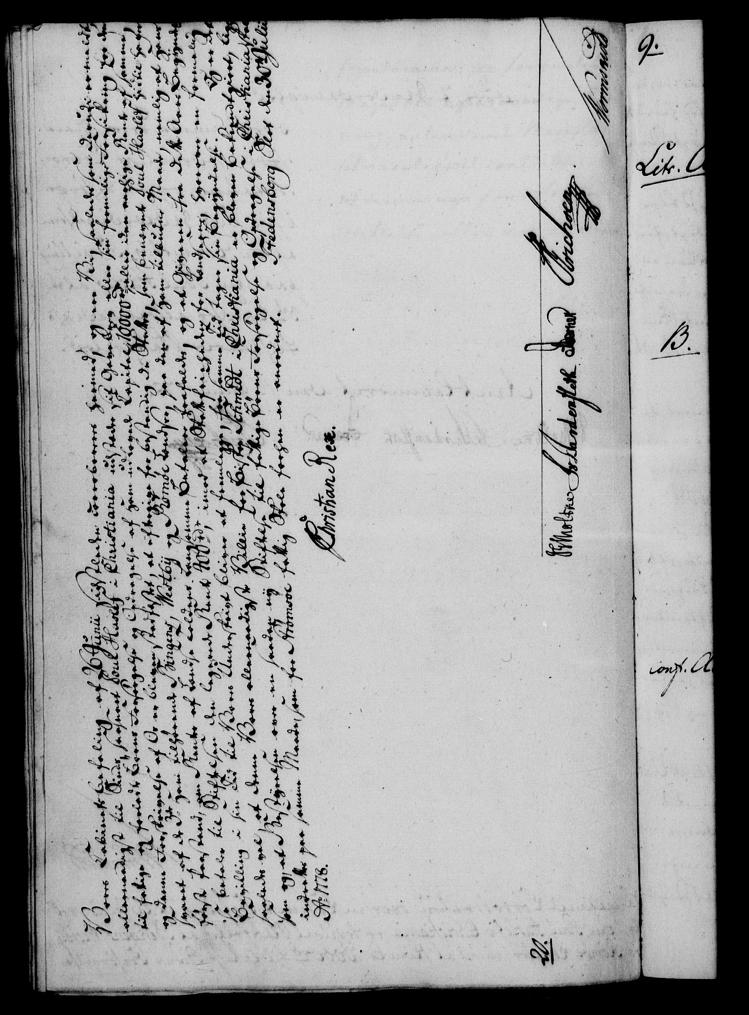 Rentekammeret, Kammerkanselliet, RA/EA-3111/G/Gf/Gfa/L0060: Norsk relasjons- og resolusjonsprotokoll (merket RK 52.60), 1778, p. 364