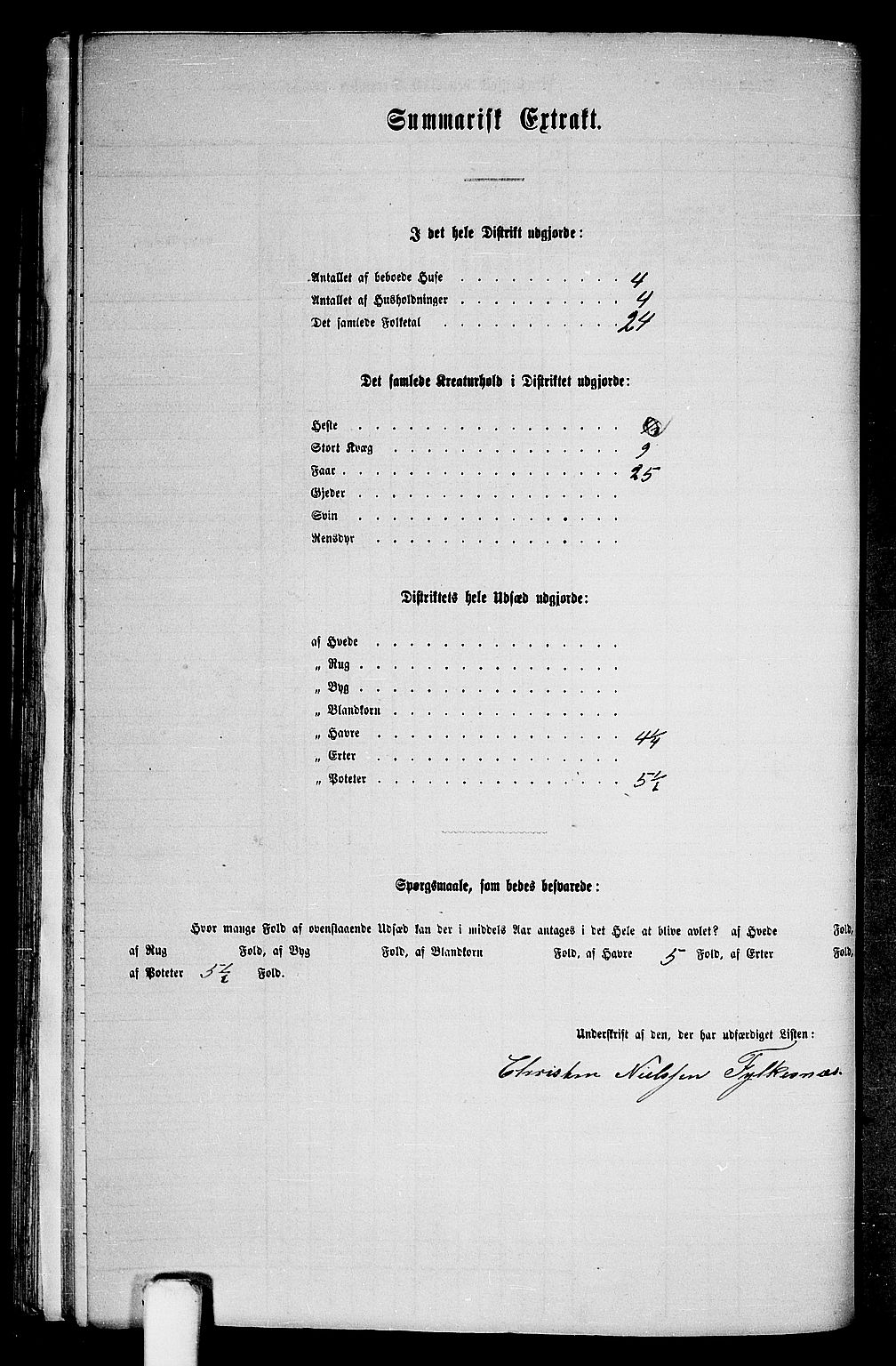 RA, 1865 census for Finnås, 1865, p. 111