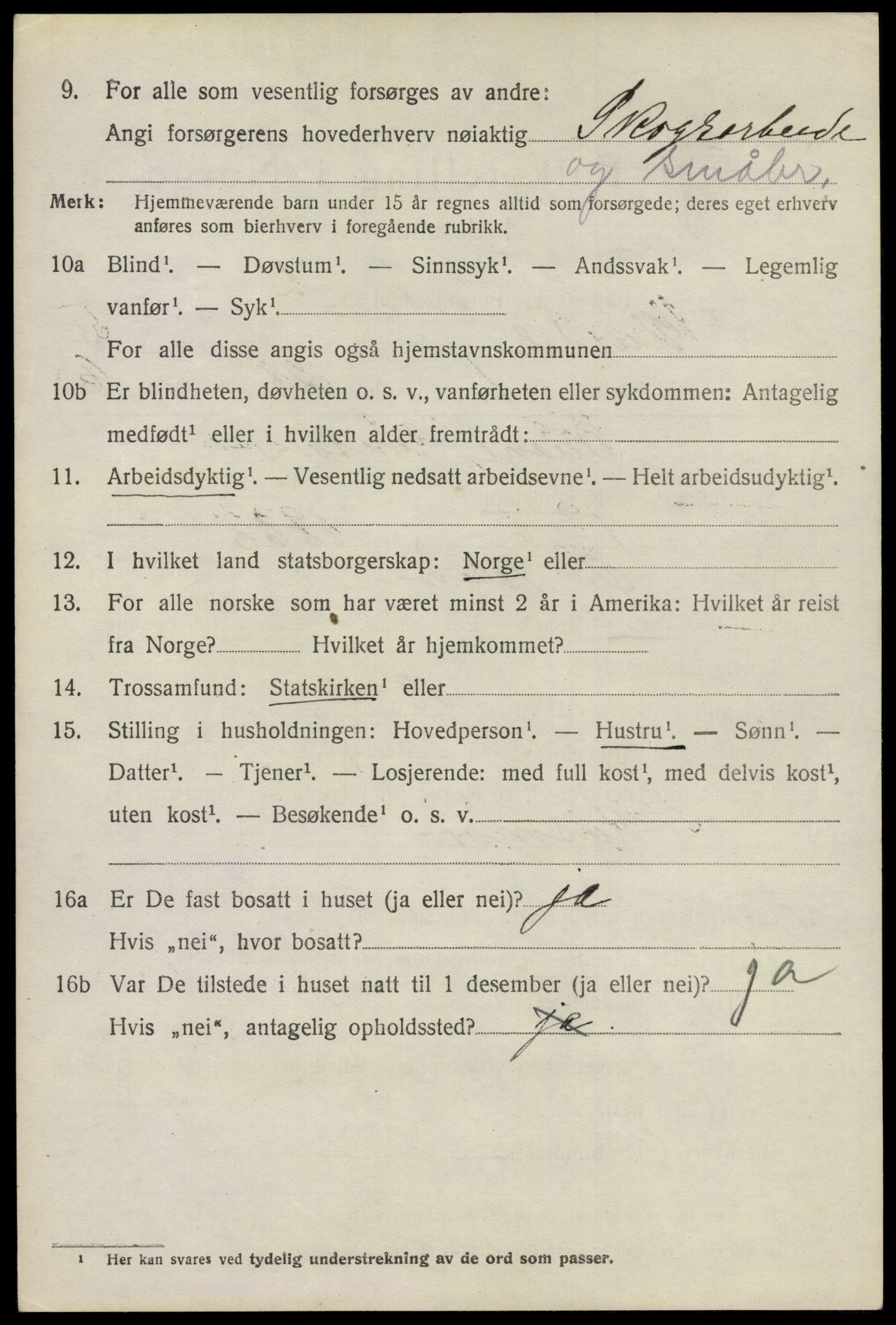 SAO, 1920 census for Hurdal, 1920, p. 2939