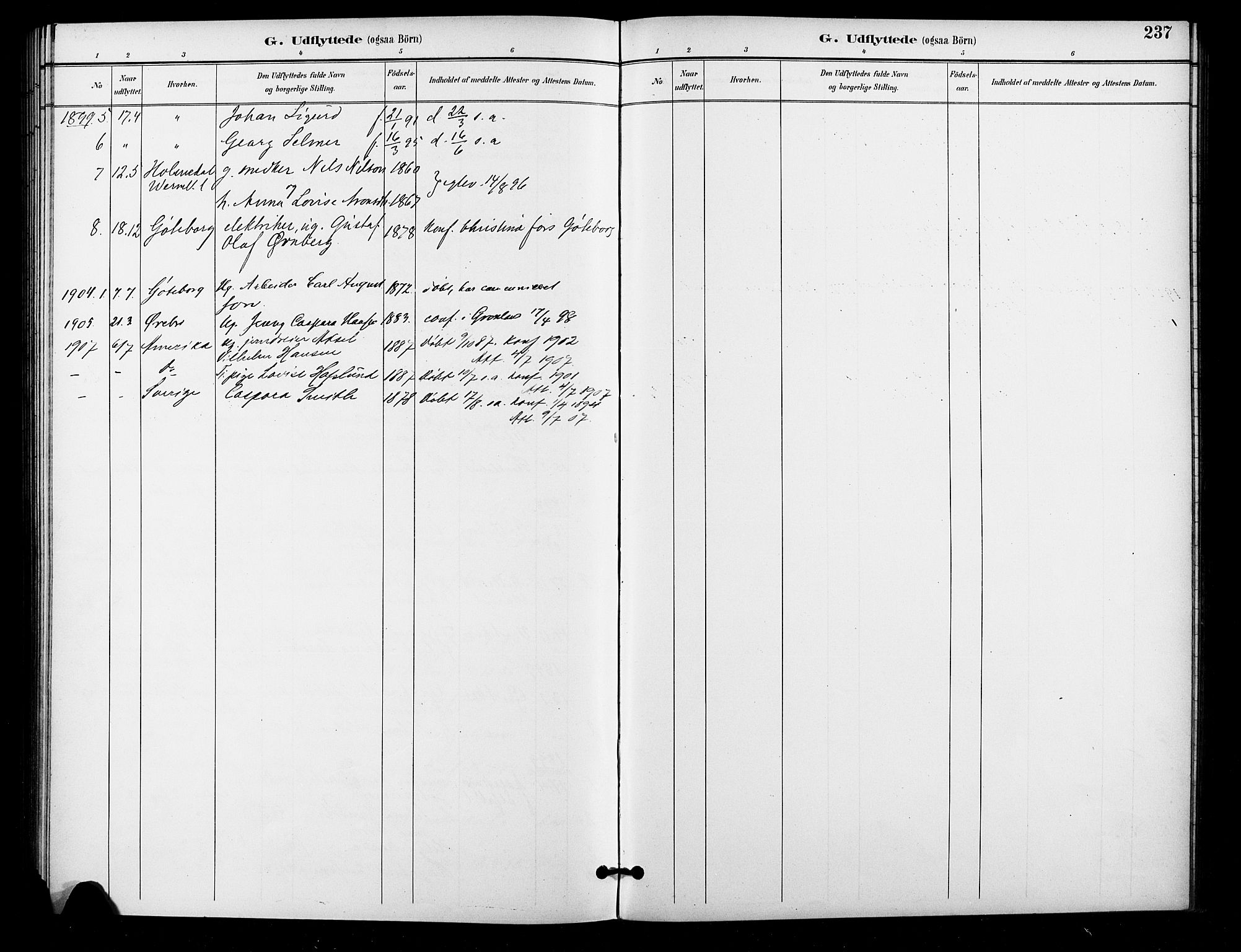 Grønland prestekontor Kirkebøker, AV/SAO-A-10848/F/Fa/L0011: Parish register (official) no. 11, 1892-1907, p. 237