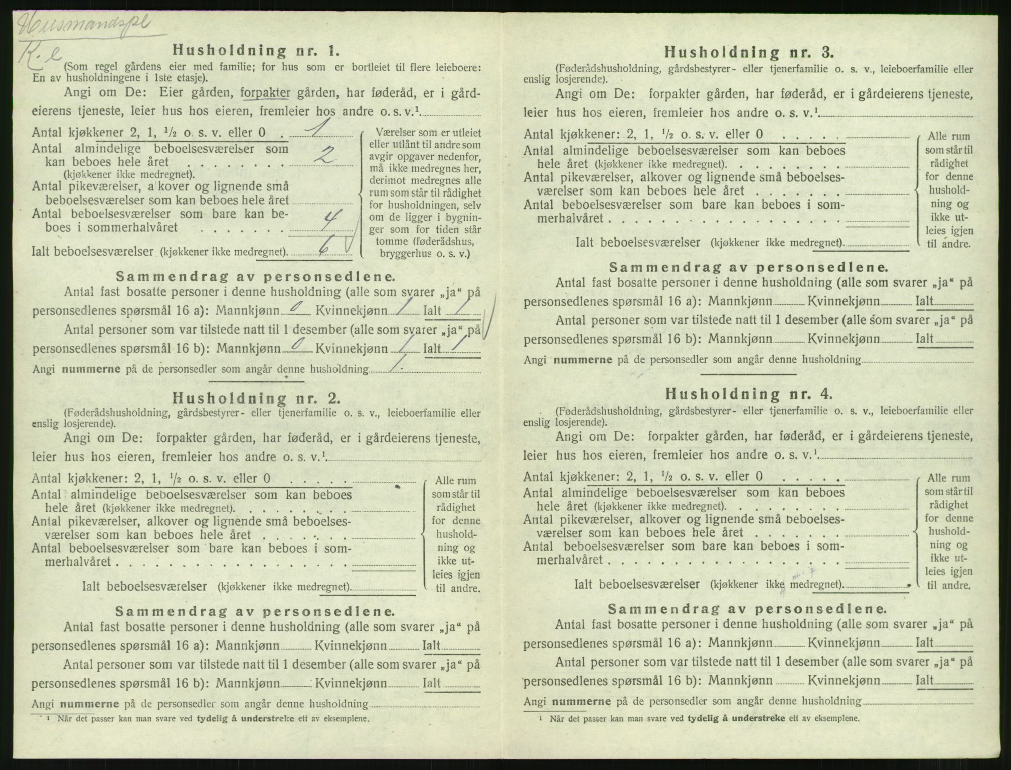 SAT, 1920 census for Eresfjord og Vistdal, 1920, p. 420