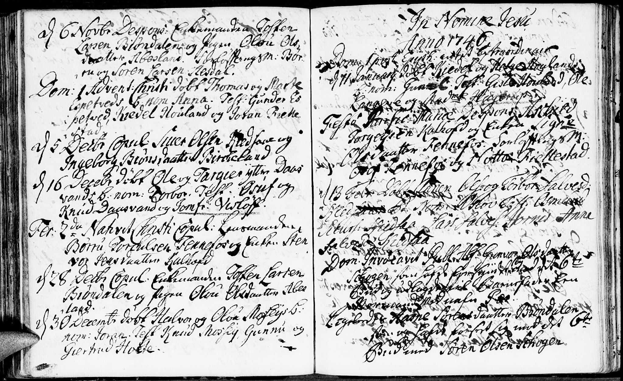 Evje sokneprestkontor, AV/SAK-1111-0008/F/Fa/Fab/L0001: Parish register (official) no. A 1, 1704-1764, p. 182-183