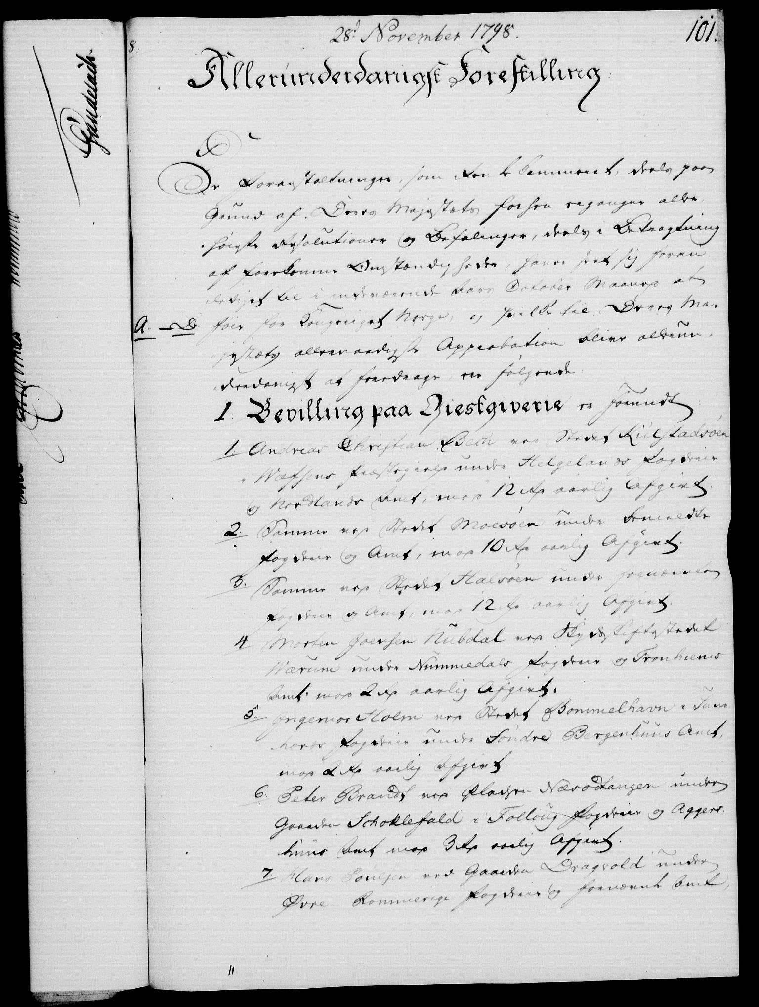 Rentekammeret, Kammerkanselliet, RA/EA-3111/G/Gf/Gfa/L0080: Norsk relasjons- og resolusjonsprotokoll (merket RK 52.80), 1798, p. 637
