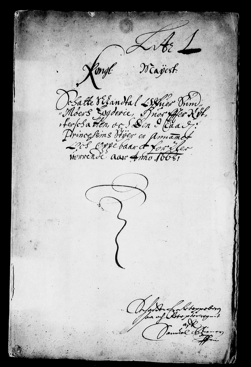 Rentekammeret inntil 1814, Reviderte regnskaper, Stiftamtstueregnskaper, Bergen stiftamt, AV/RA-EA-6043/R/Rc/L0027: Bergen stiftamt, 1668