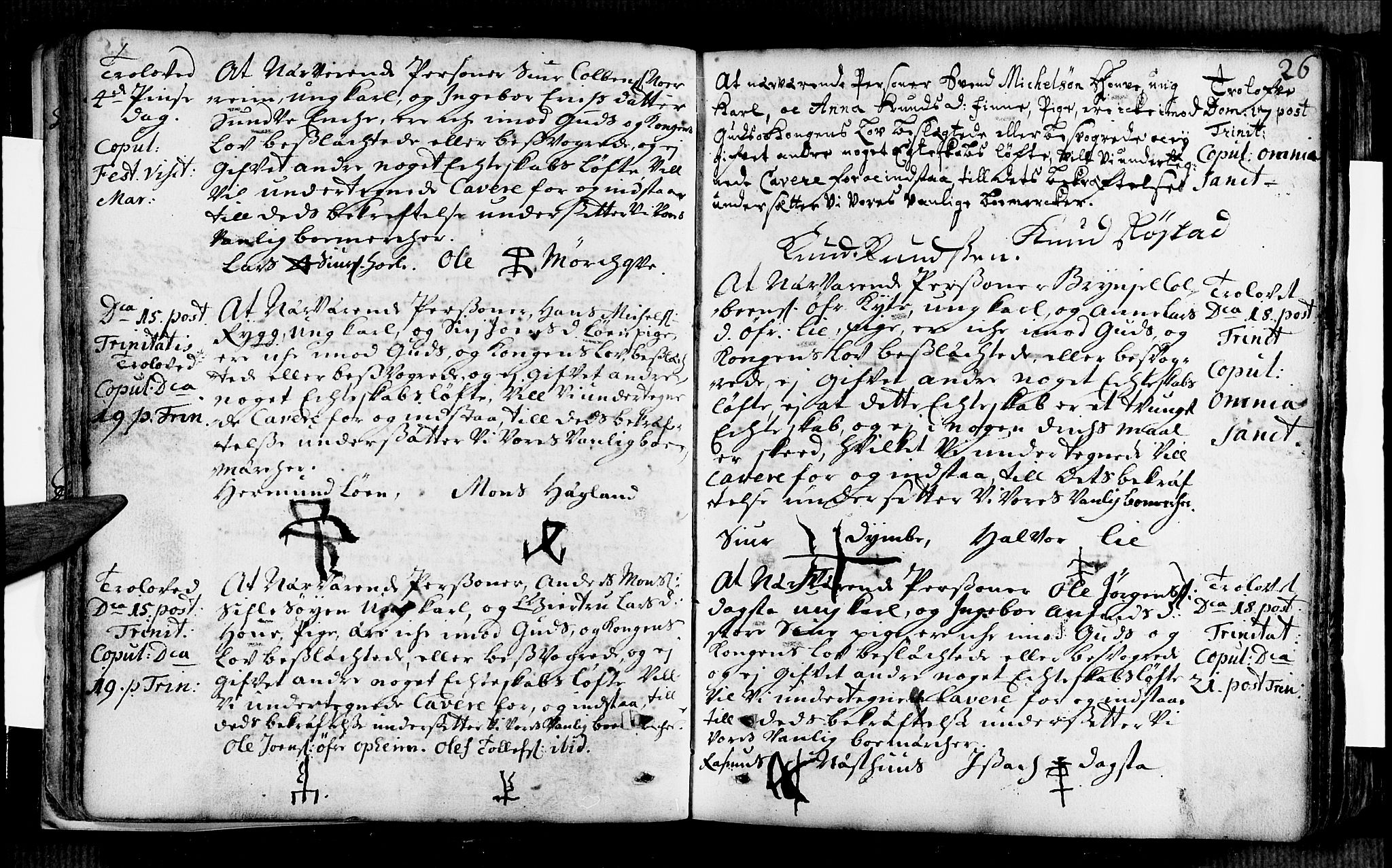 Voss sokneprestembete, AV/SAB-A-79001/H/Haa: Parish register (official) no. A 2, 1709-1730, p. 26