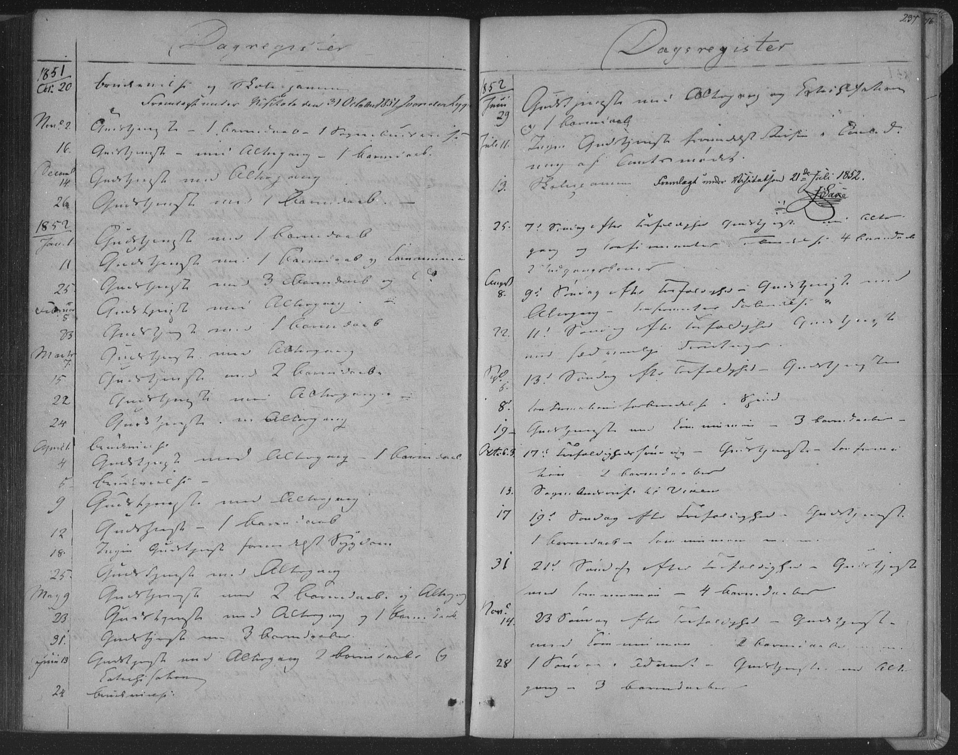 Herad sokneprestkontor, SAK/1111-0018/F/Fa/Fab/L0003: Parish register (official) no. A 3, 1844-1853, p. 237