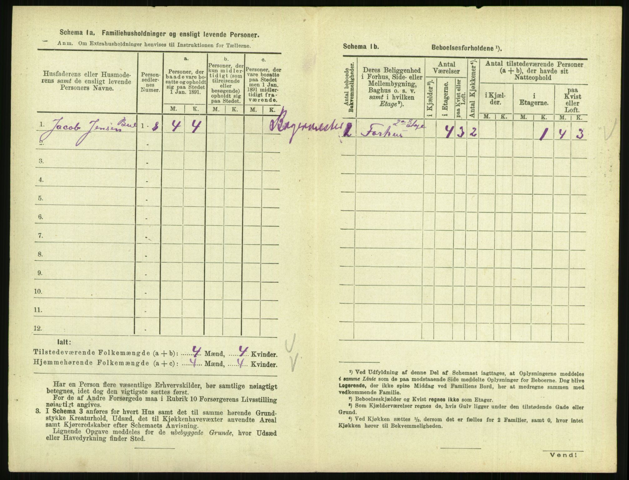 RA, 1891 census for 0903 Arendal, 1891, p. 923