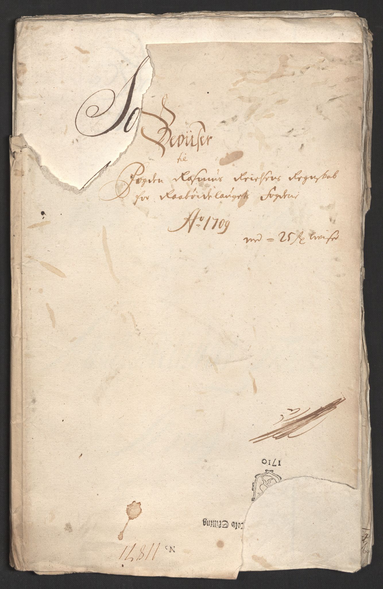 Rentekammeret inntil 1814, Reviderte regnskaper, Fogderegnskap, RA/EA-4092/R40/L2449: Fogderegnskap Råbyggelag, 1709-1711, p. 15