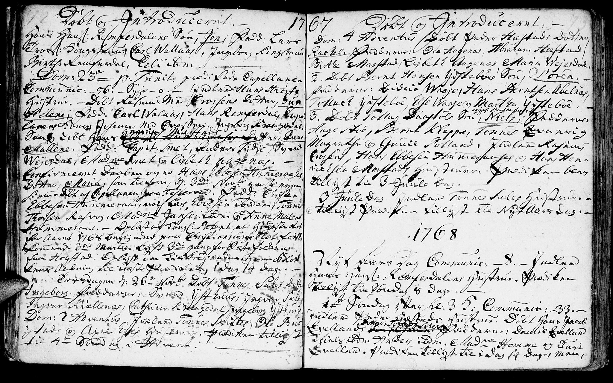 Flekkefjord sokneprestkontor, SAK/1111-0012/F/Fa/Fab/L0001: Parish register (official) no. A 1, 1750-1780, p. 72-73