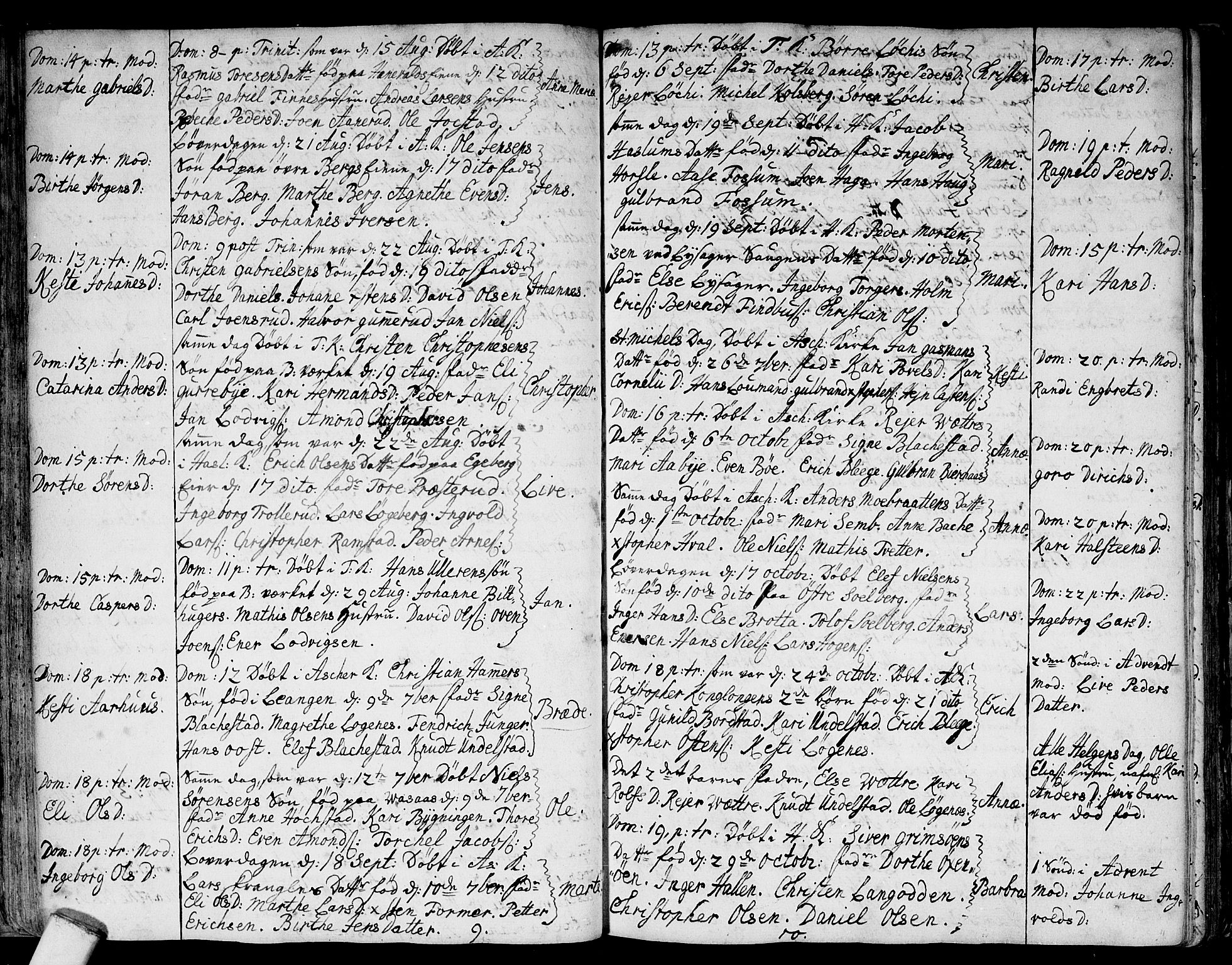 Asker prestekontor Kirkebøker, AV/SAO-A-10256a/F/Fa/L0001: Parish register (official) no. I 1, 1726-1744, p. 33