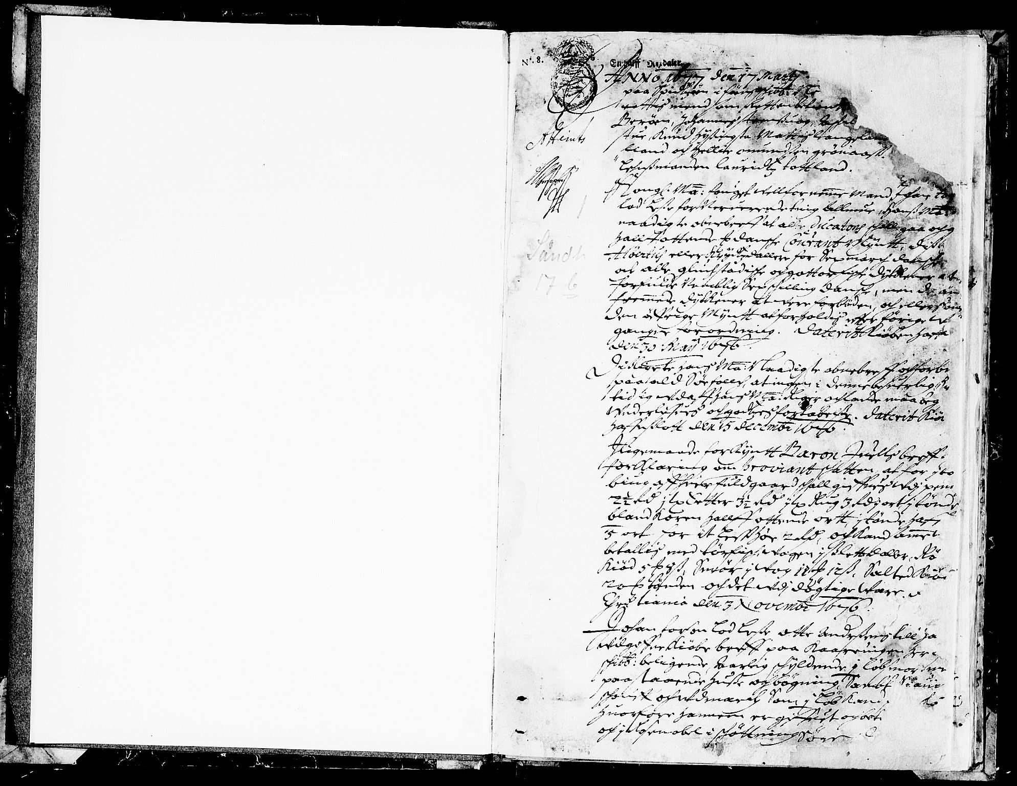 Sunnhordland sorenskrivar, SAB/A-2401/1/F/Faa/L0017: Tingbøker, 1677-1678, p. 0b-1a