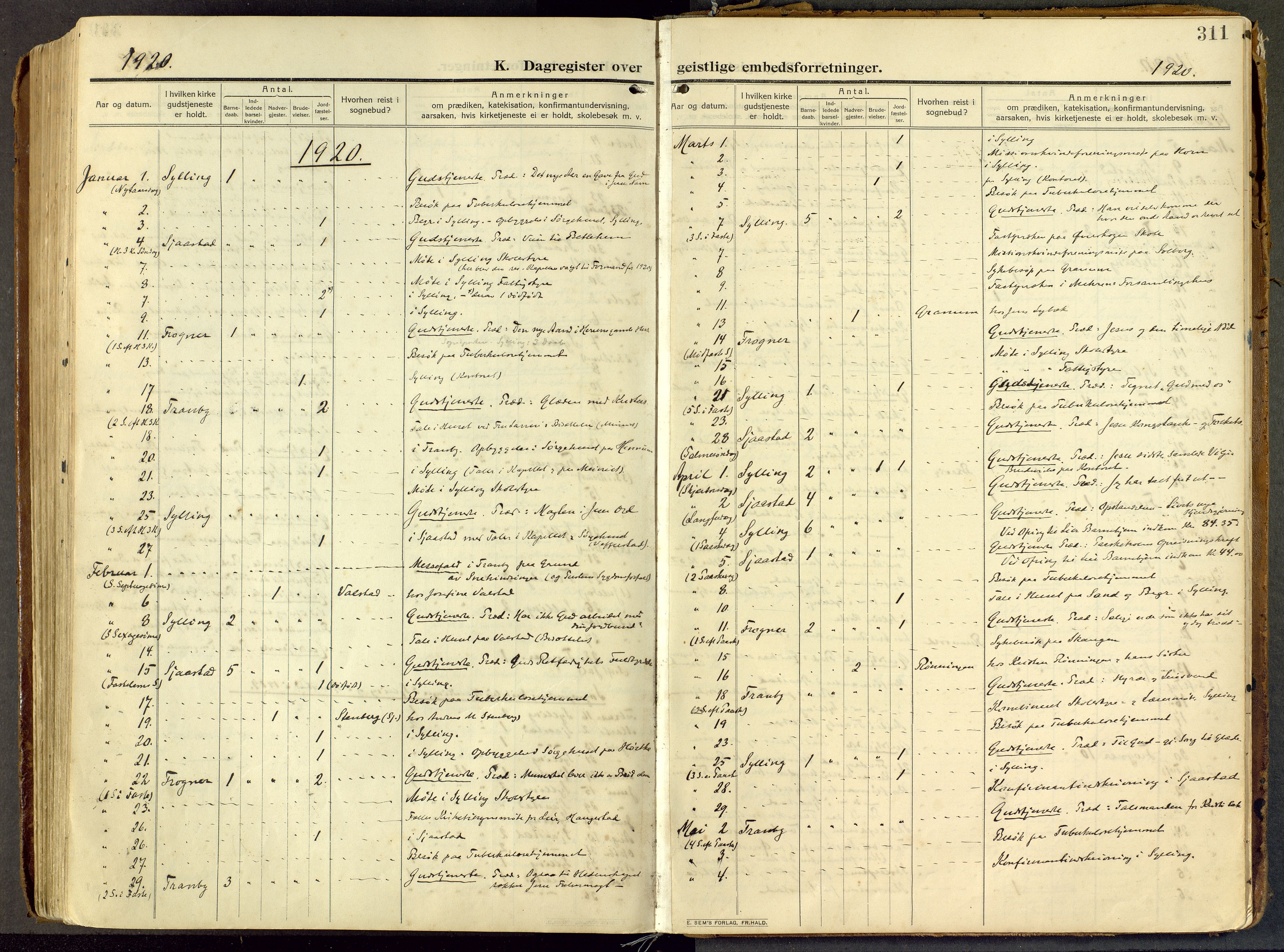 Parish register (official) no. III 1, 1910-1936, p. 311
