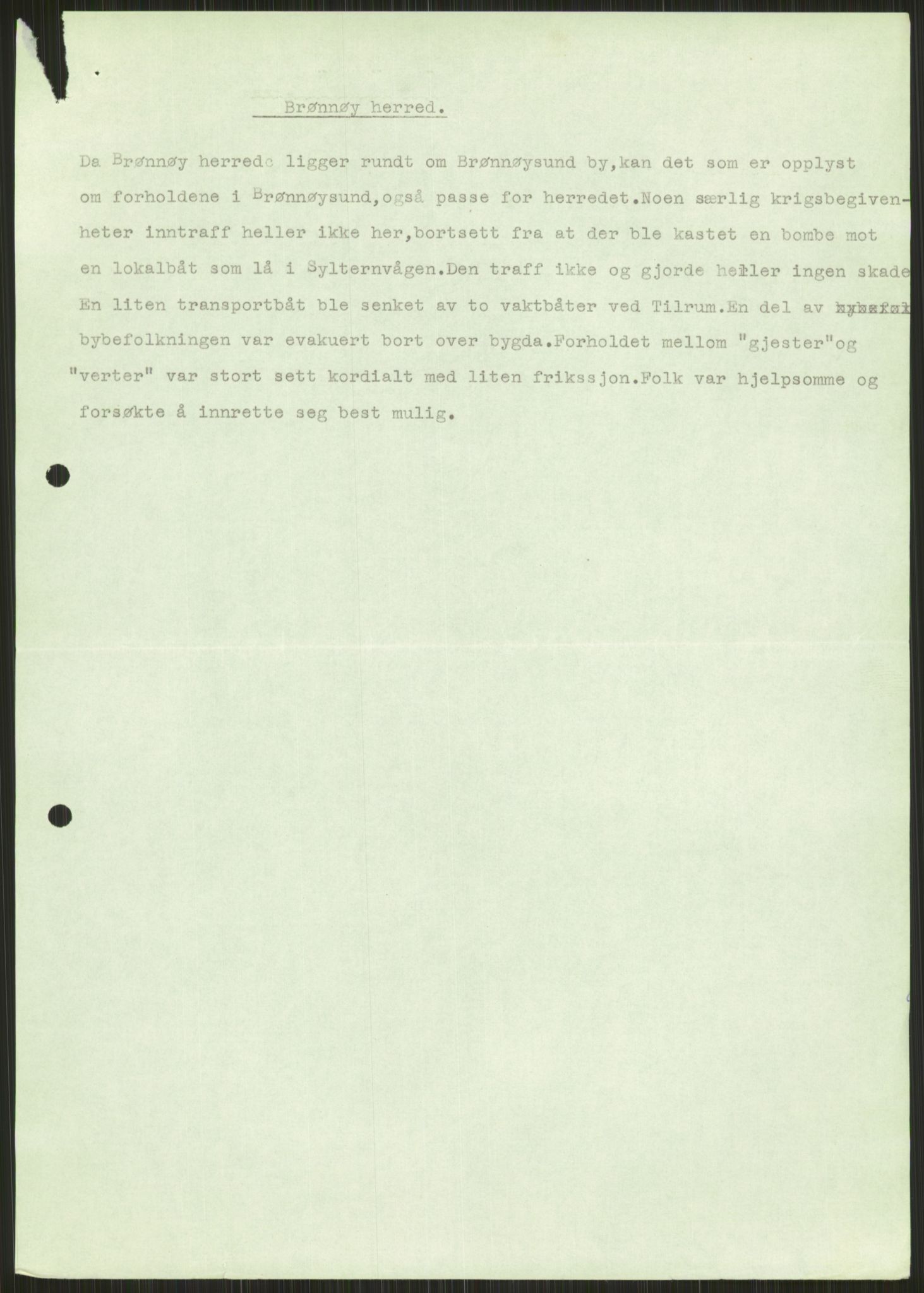 Forsvaret, Forsvarets krigshistoriske avdeling, RA/RAFA-2017/Y/Ya/L0017: II-C-11-31 - Fylkesmenn.  Rapporter om krigsbegivenhetene 1940., 1940, p. 111