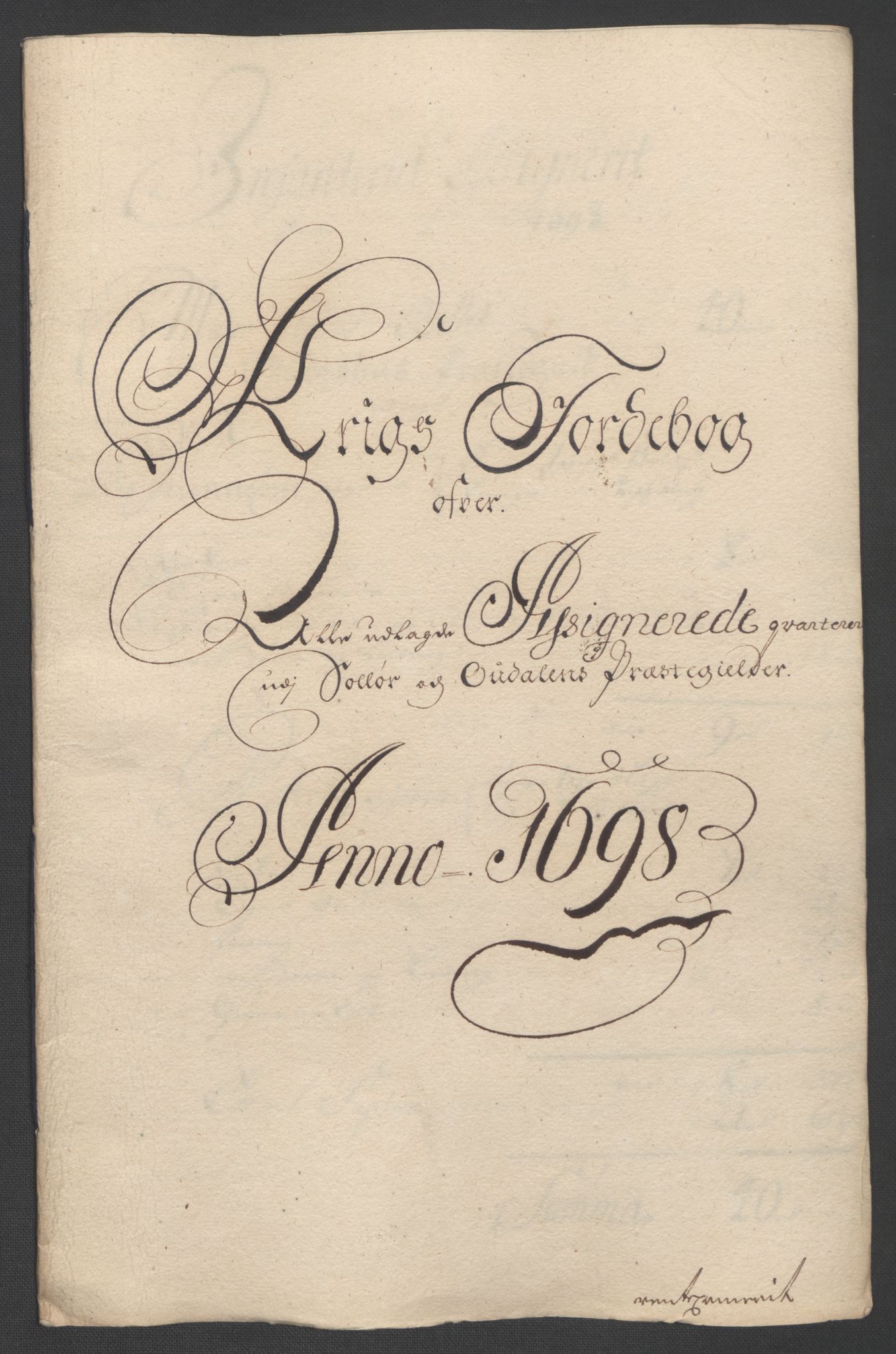 Rentekammeret inntil 1814, Reviderte regnskaper, Fogderegnskap, AV/RA-EA-4092/R13/L0836: Fogderegnskap Solør, Odal og Østerdal, 1698, p. 195