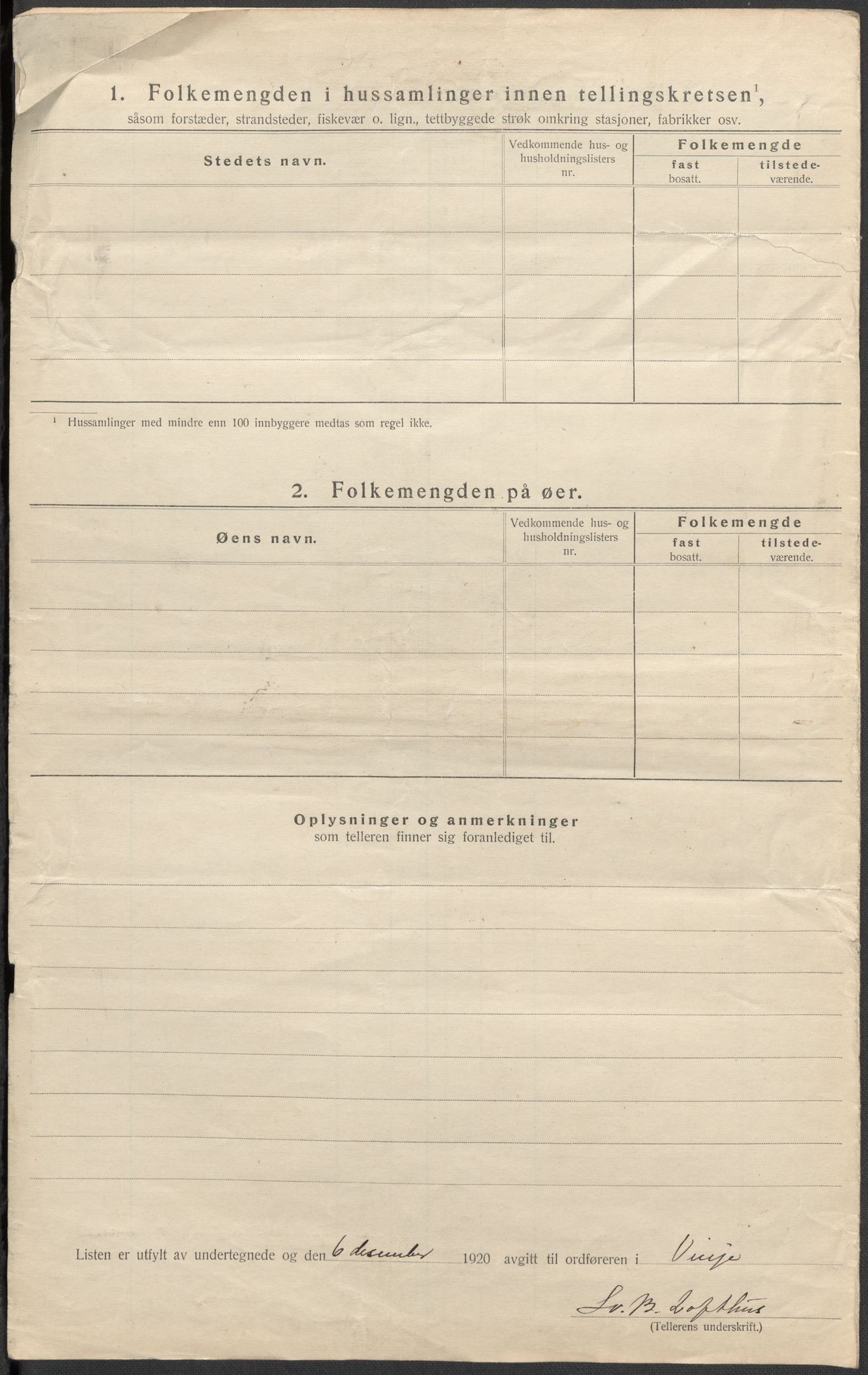 SAKO, 1920 census for Vinje, 1920, p. 36