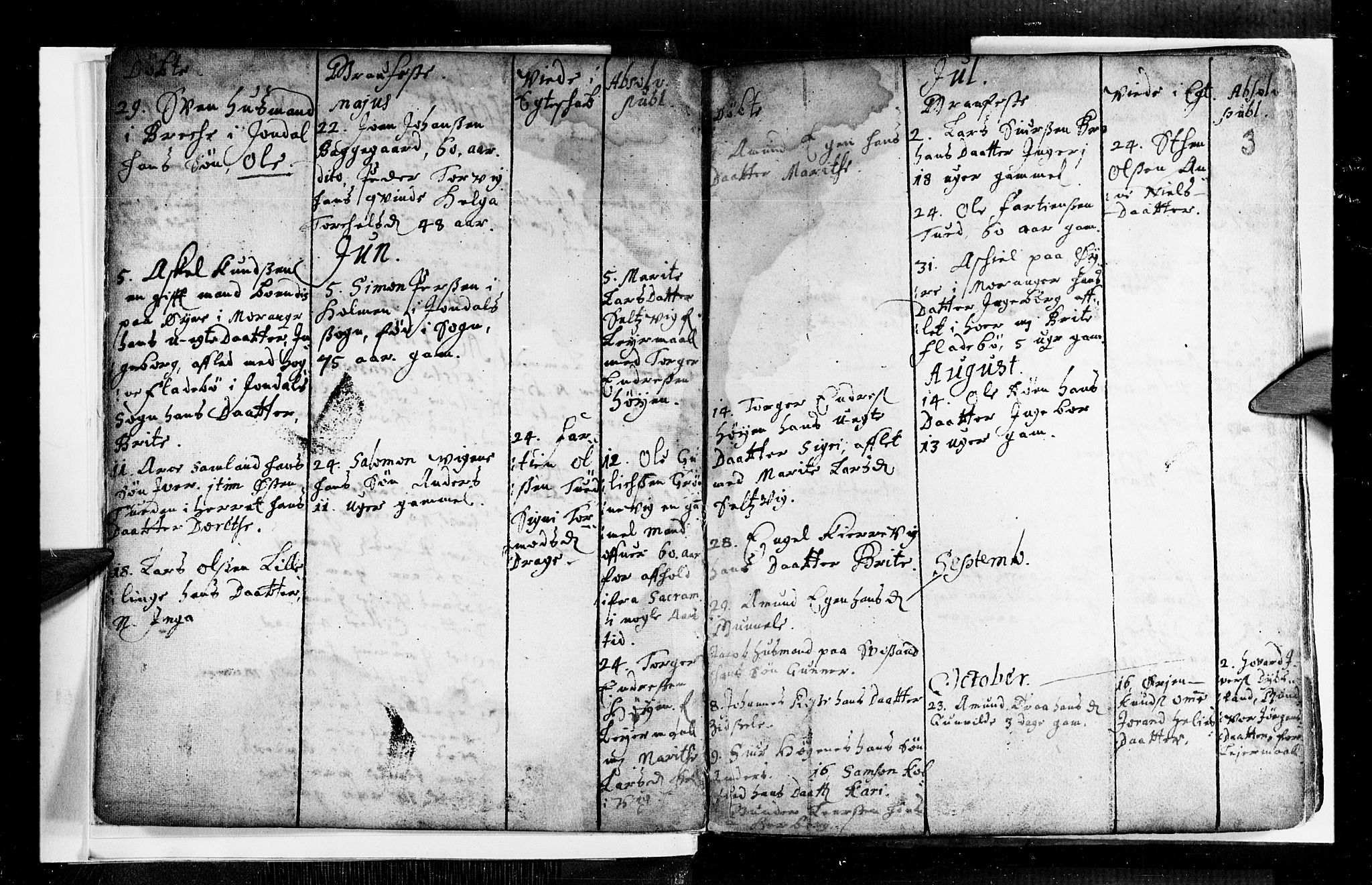 Strandebarm sokneprestembete, AV/SAB-A-78401/H/Haa: Parish register (official) no. A 1, 1670-1726, p. 3