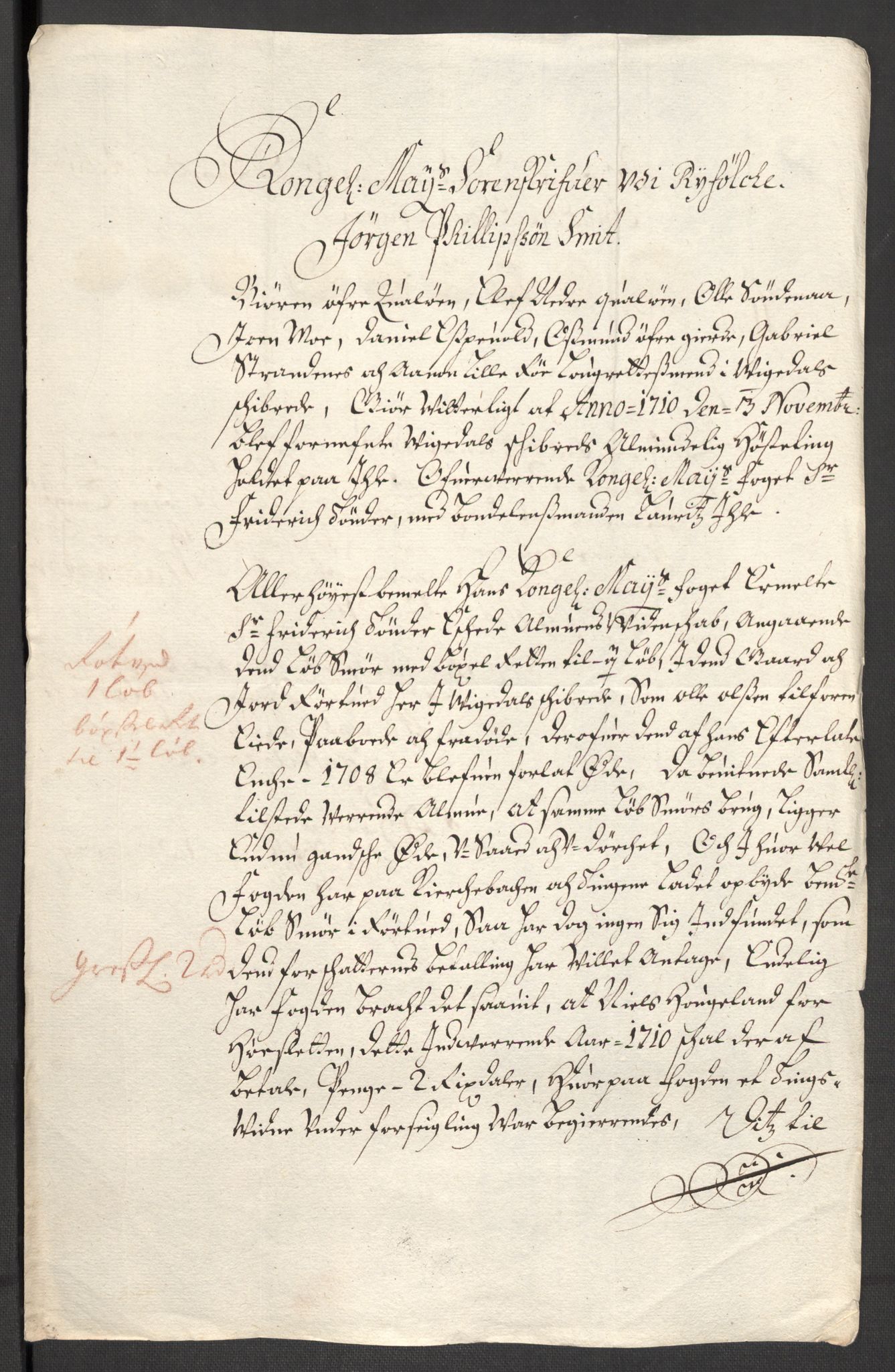 Rentekammeret inntil 1814, Reviderte regnskaper, Fogderegnskap, RA/EA-4092/R47/L2862: Fogderegnskap Ryfylke, 1710, p. 85