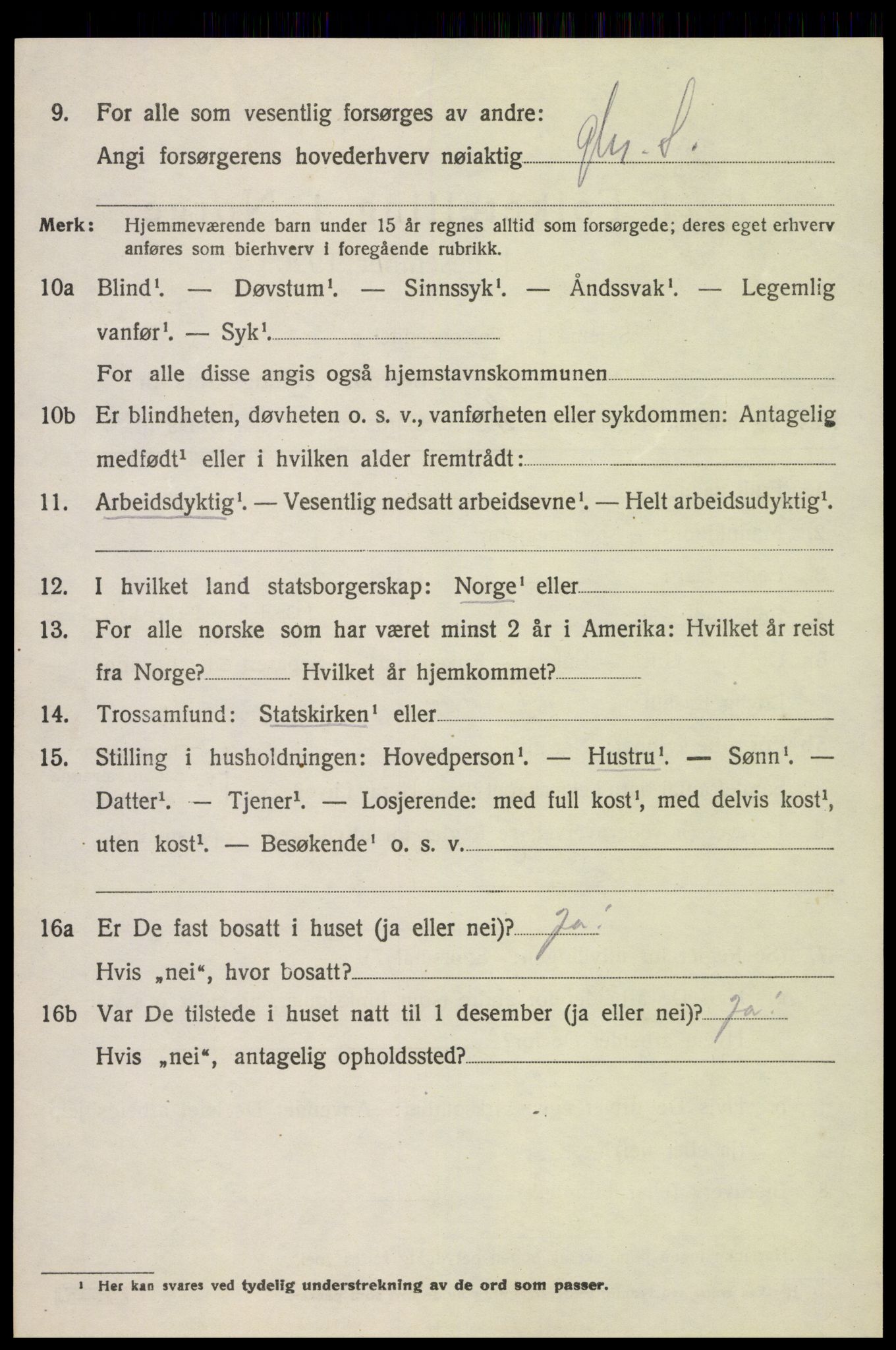 SAH, 1920 census for Stange, 1920, p. 12512