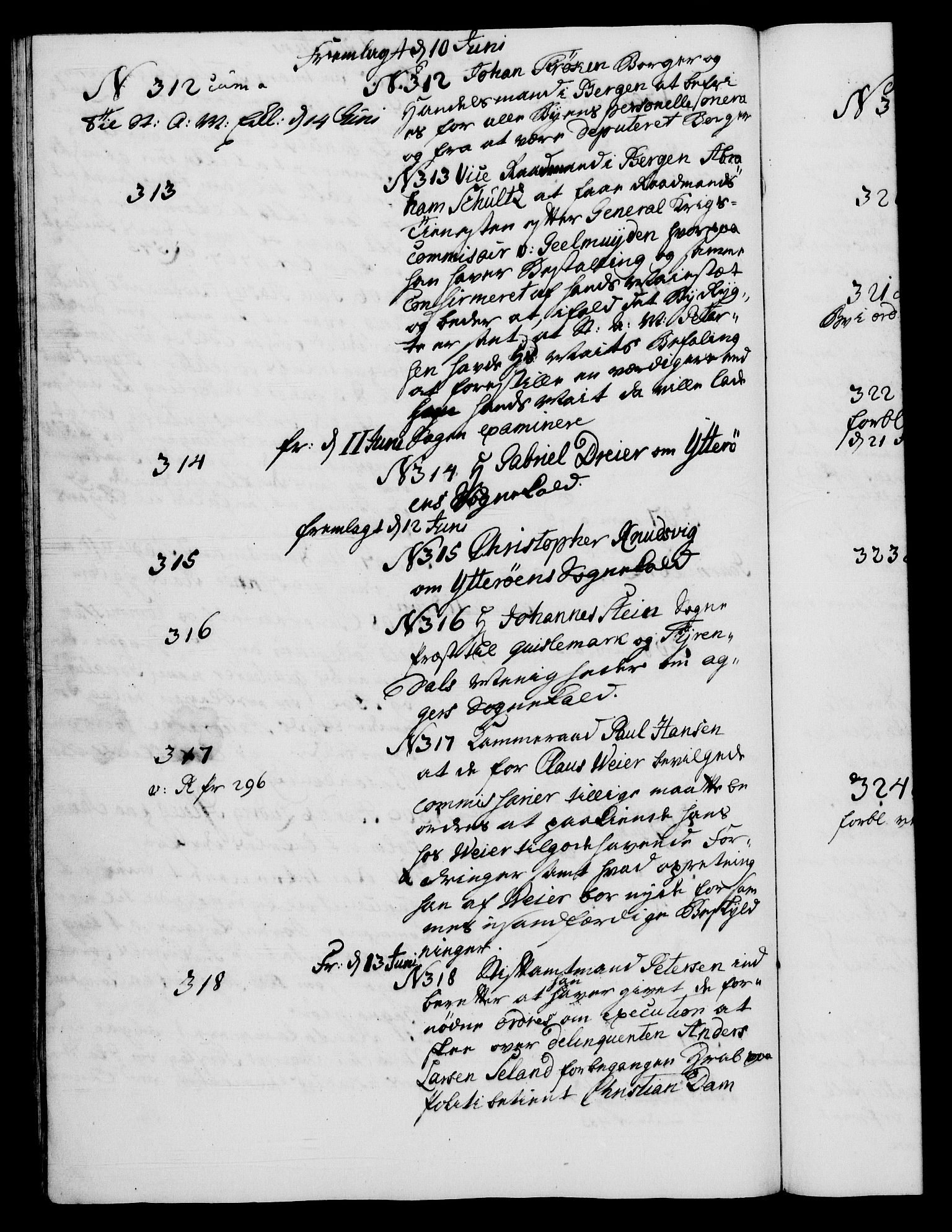 Danske Kanselli 1572-1799, AV/RA-EA-3023/I/Ia/L0001: 3. departements journal, 1771