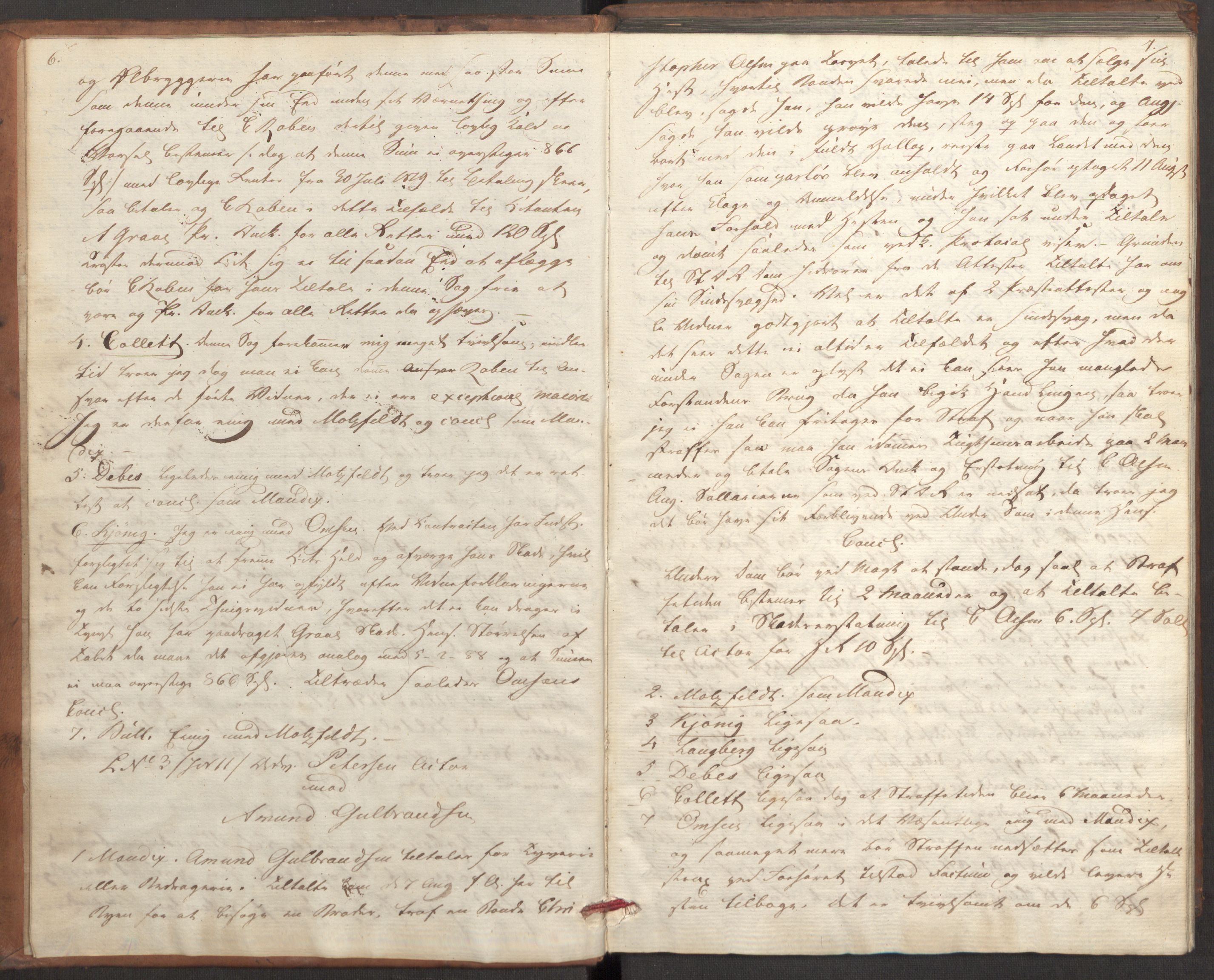 Høyesterett, AV/RA-S-1002/E/Eb/Ebb/L0009/0001: Voteringsprotokoller / Voteringsprotokoll, 1823, p. 6-7