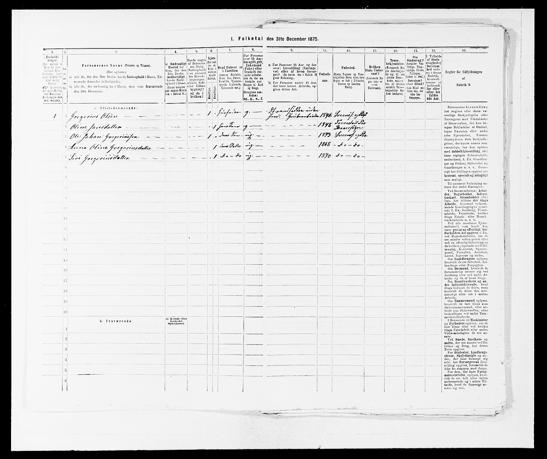 SAB, 1875 census for 1216P Sveio, 1875, p. 788