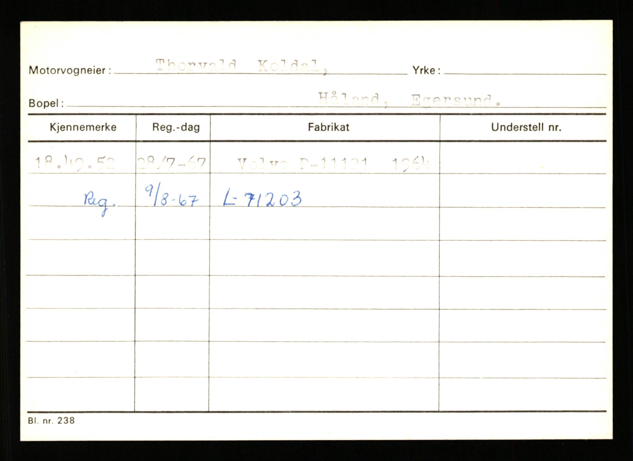 Stavanger trafikkstasjon, AV/SAST-A-101942/0/G/L0010: Registreringsnummer: 130000 - 239953, 1930-1971, p. 1943