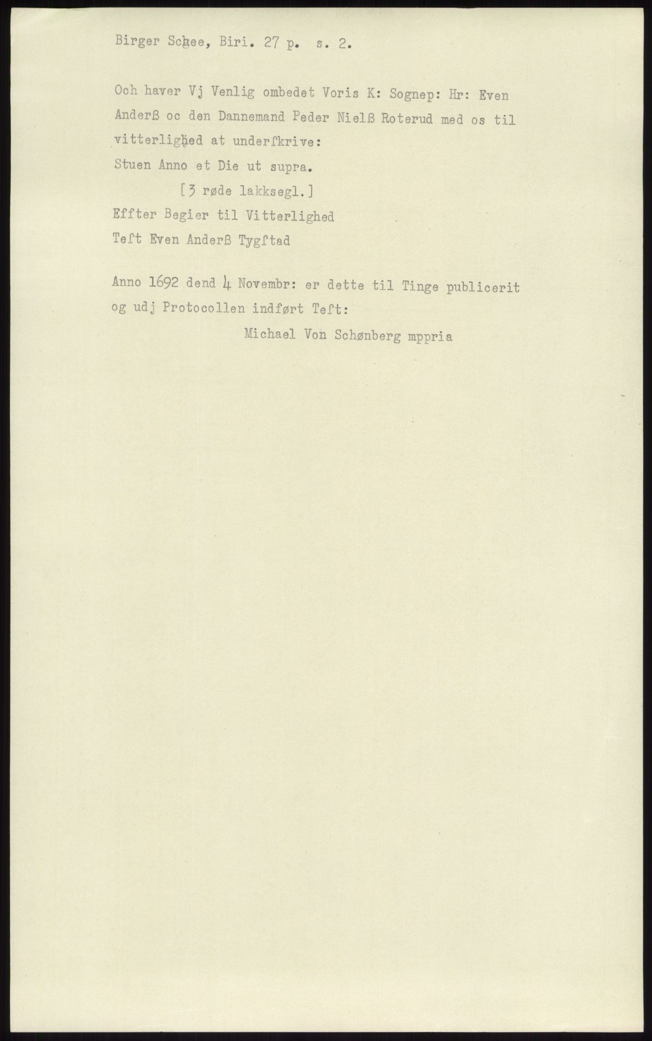 Samlinger til kildeutgivelse, Diplomavskriftsamlingen, AV/RA-EA-4053/H/Ha, p. 3524