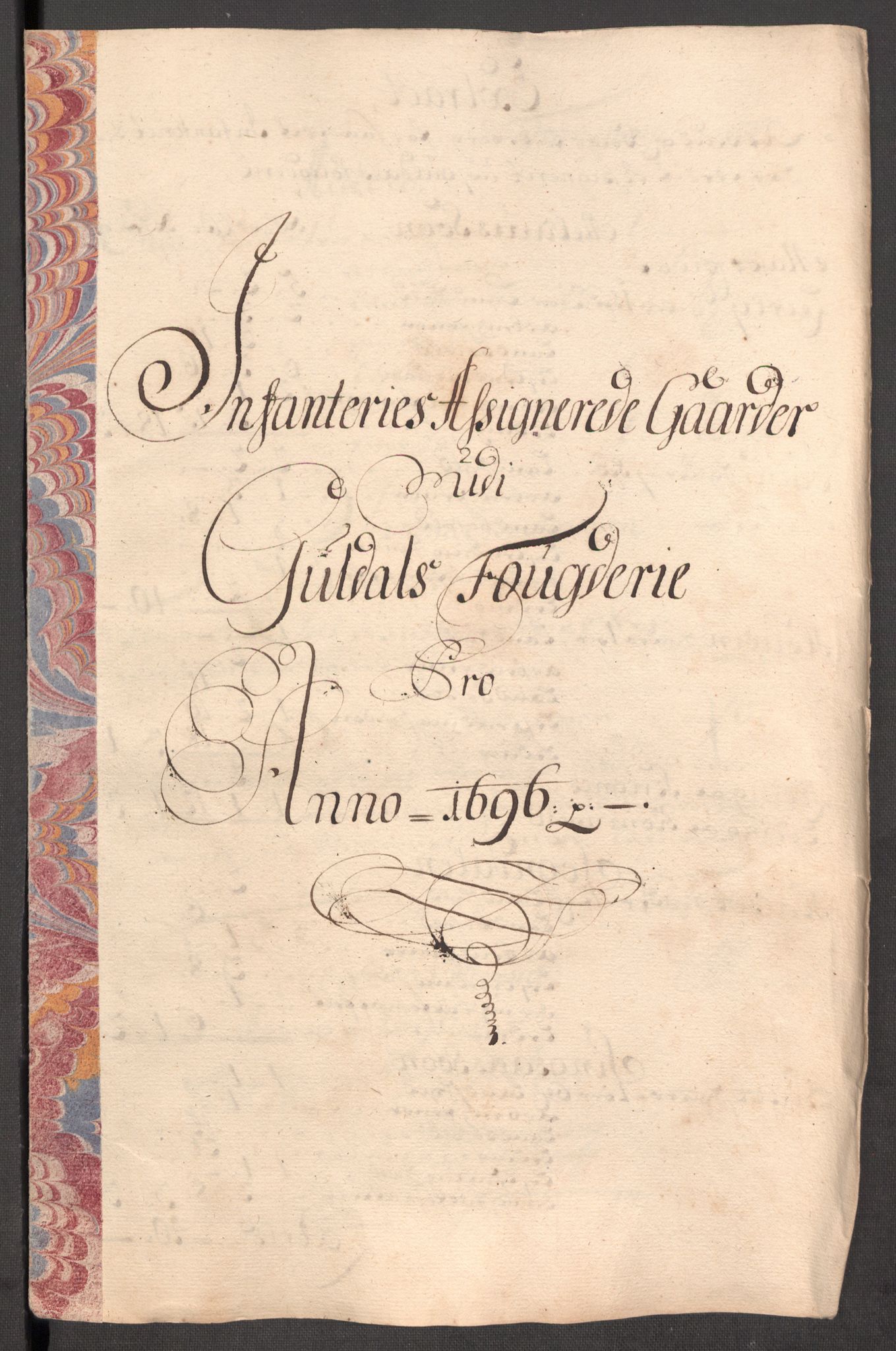 Rentekammeret inntil 1814, Reviderte regnskaper, Fogderegnskap, RA/EA-4092/R60/L3946: Fogderegnskap Orkdal og Gauldal, 1696, p. 406
