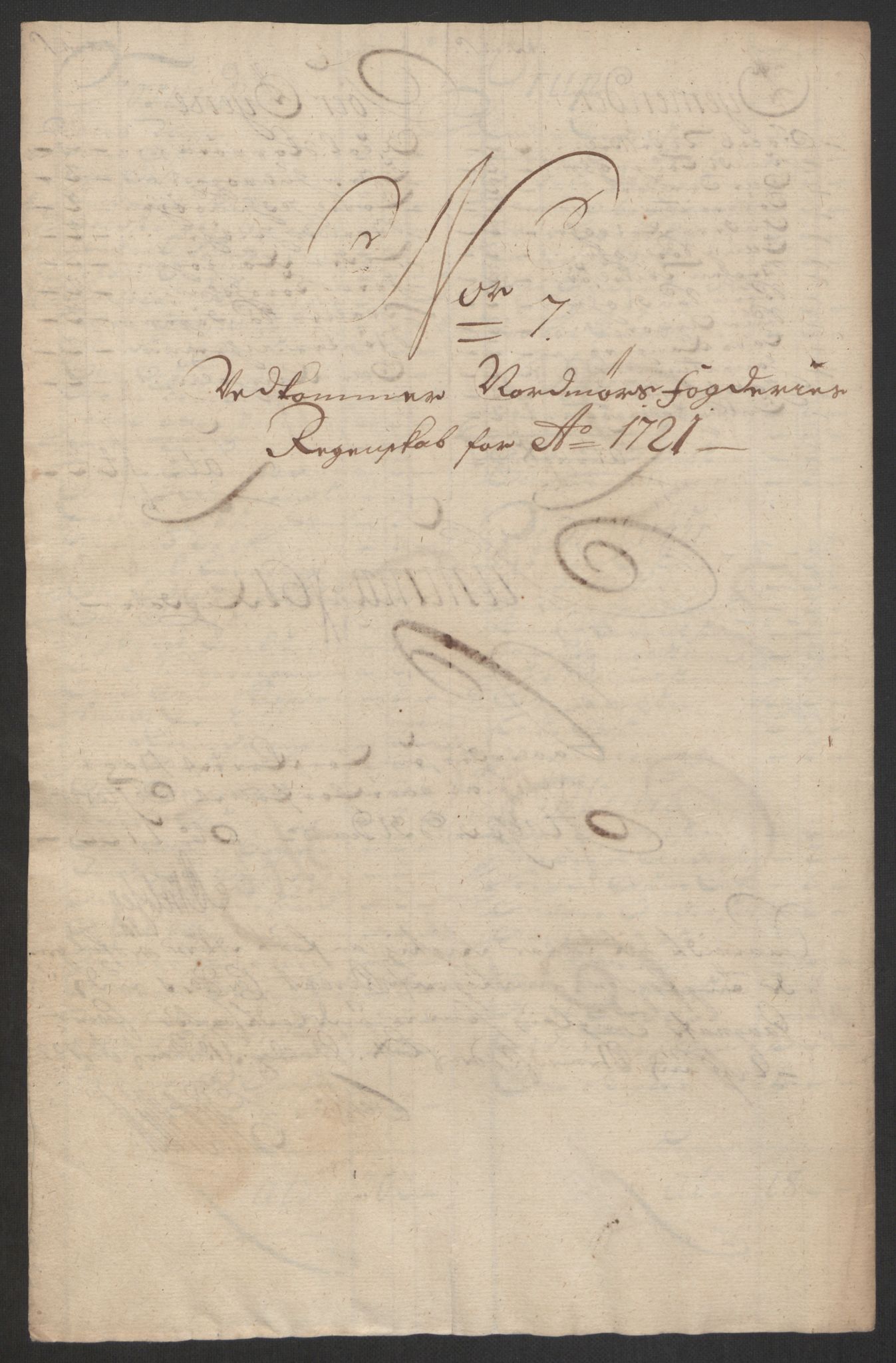 Rentekammeret inntil 1814, Reviderte regnskaper, Fogderegnskap, RA/EA-4092/R56/L3754: Fogderegnskap Nordmøre, 1721, p. 131