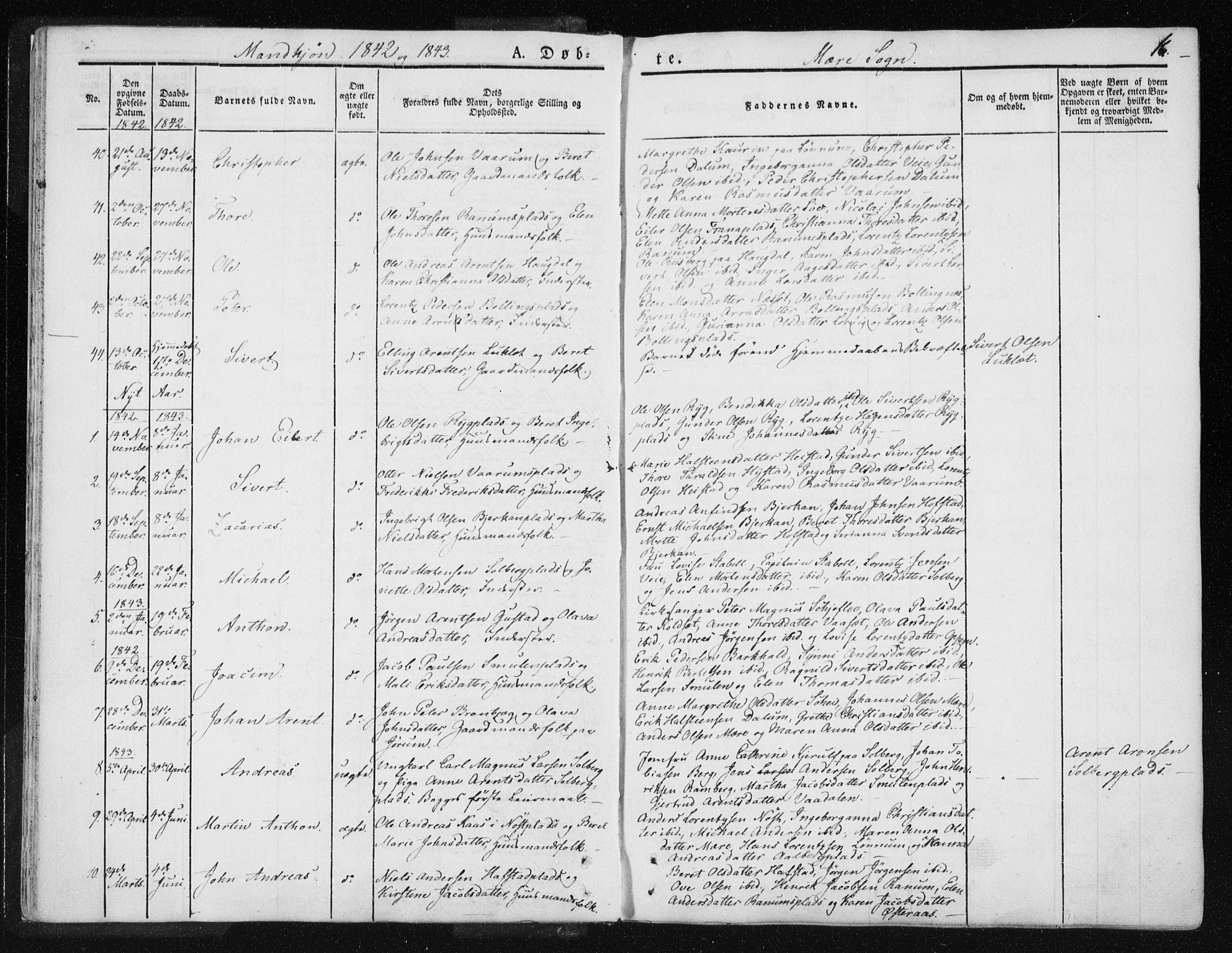 Ministerialprotokoller, klokkerbøker og fødselsregistre - Nord-Trøndelag, SAT/A-1458/735/L0339: Parish register (official) no. 735A06 /1, 1836-1848, p. 16