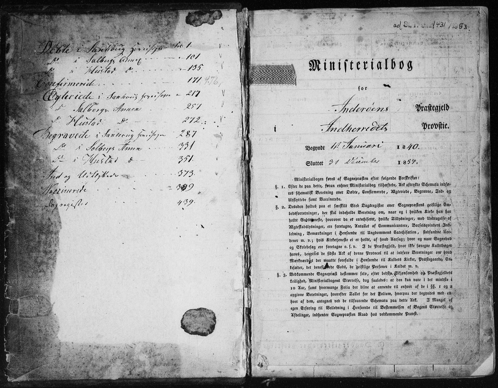 Ministerialprotokoller, klokkerbøker og fødselsregistre - Nord-Trøndelag, SAT/A-1458/730/L0280: Parish register (official) no. 730A07 /3, 1840-1854