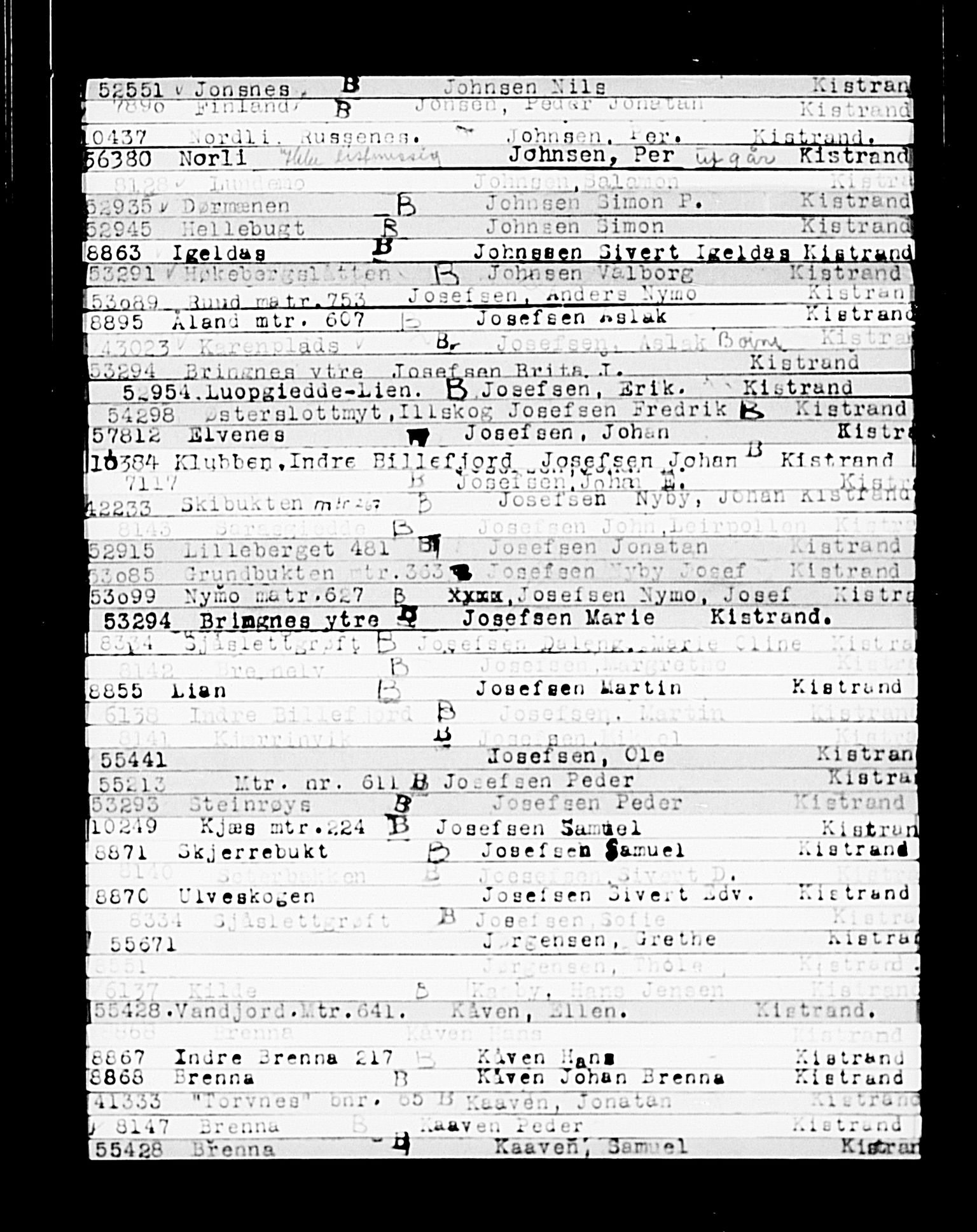 Krigsskadetrygdene for bygninger og løsøre, RA/S-1548/V/L0014: --, 1940-1945, p. 999