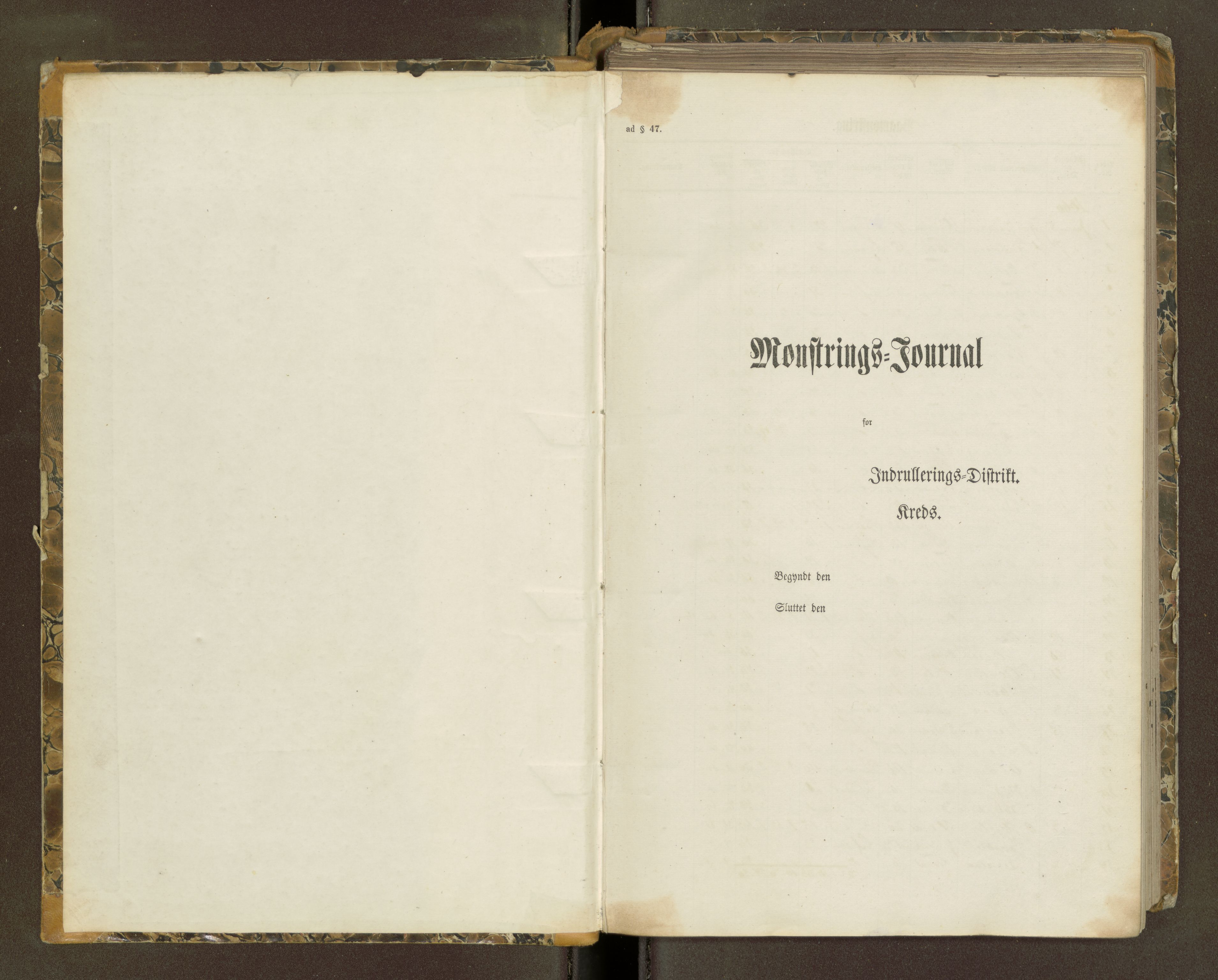 Sjøinnrulleringen - Trondhjemske distrikt, AV/SAT-A-5121/01/L0101/0002: -- / Mønstringsjournal for Molde krets, 1860-1871