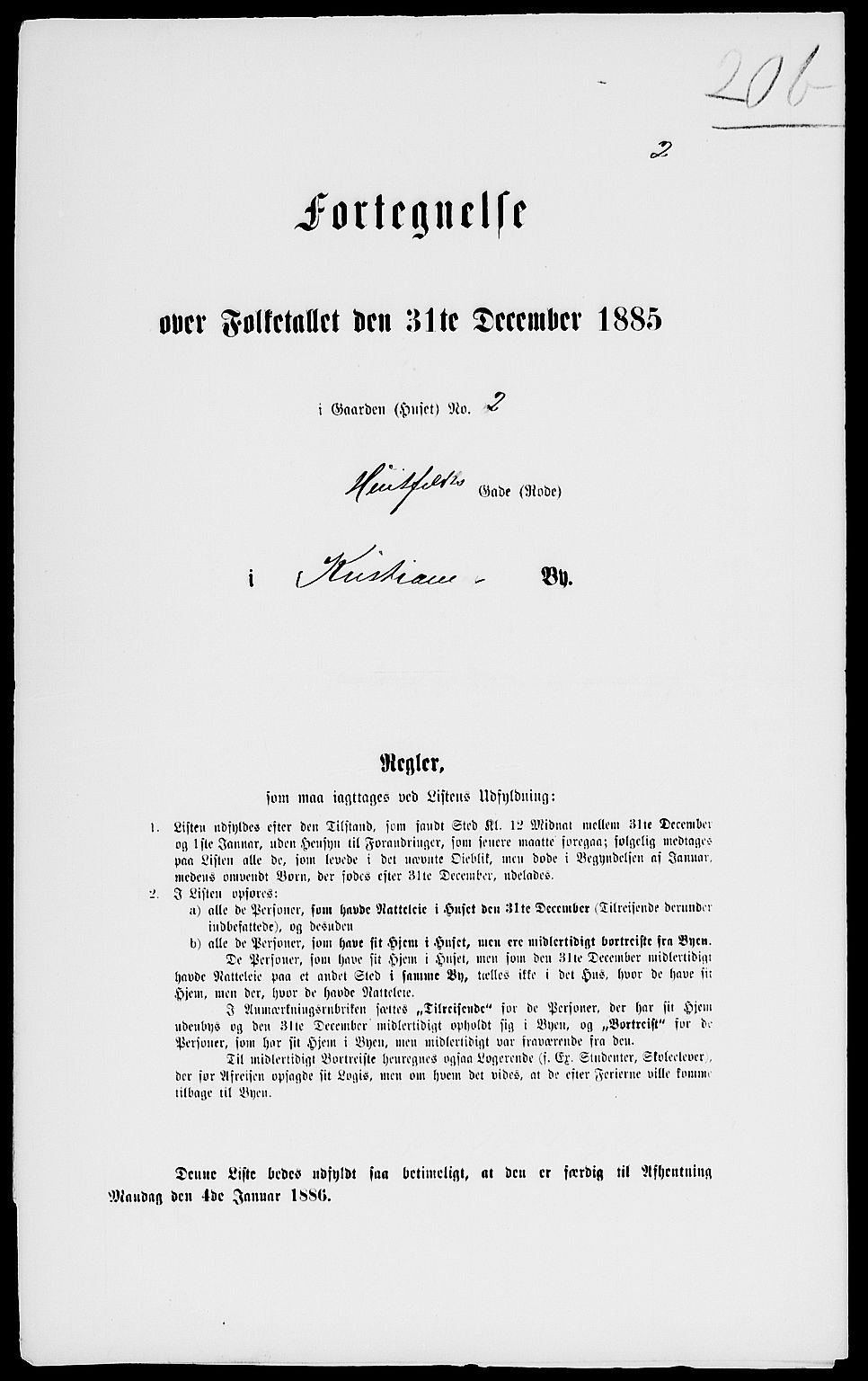 RA, 1885 census for 0301 Kristiania, 1885, p. 613