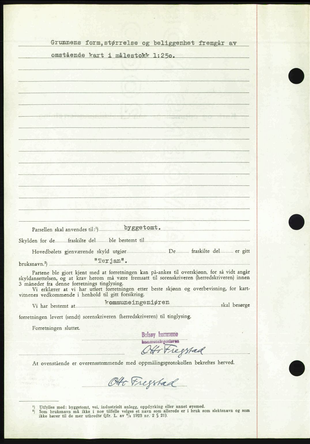 Romsdal sorenskriveri, AV/SAT-A-4149/1/2/2C: Mortgage book no. A30, 1949-1949, Diary no: : 2365/1949