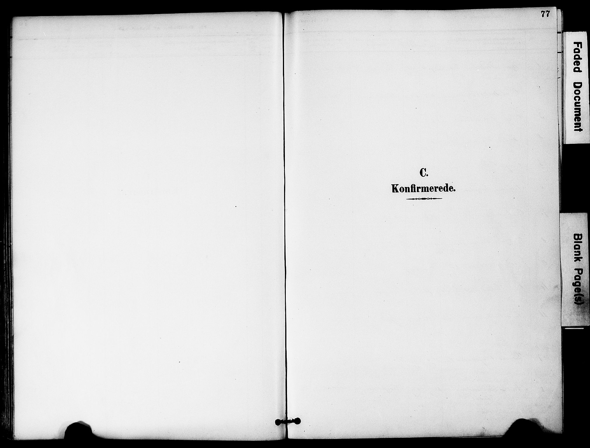 Bygland sokneprestkontor, SAK/1111-0006/F/Fa/Fab/L0007: Parish register (official) no. A 7, 1885-1909, p. 77