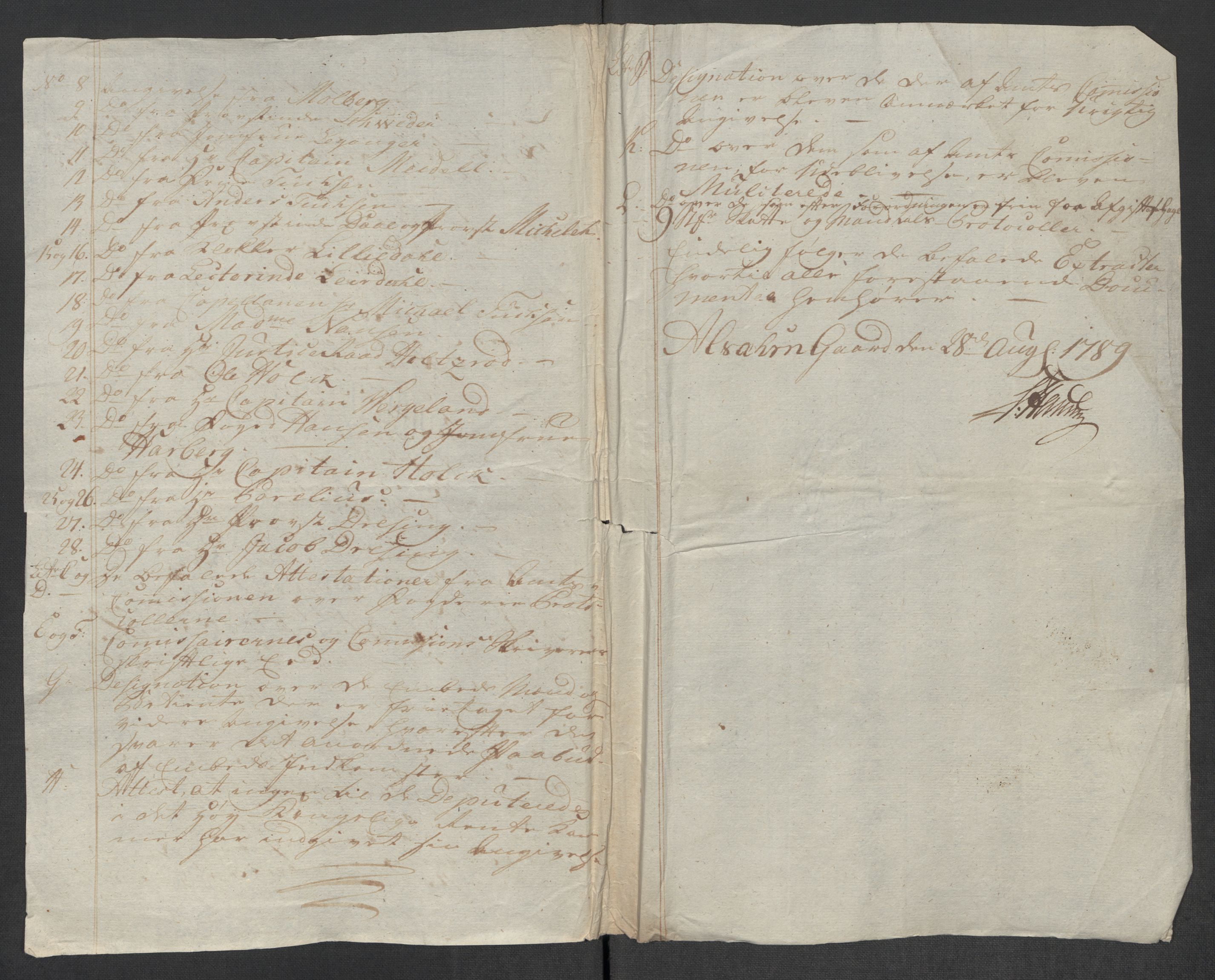 Rentekammeret inntil 1814, Reviderte regnskaper, Mindre regnskaper, AV/RA-EA-4068/Rf/Rfe/L0056:  Ytre og Indre Sogn fogderi, 1789, p. 10