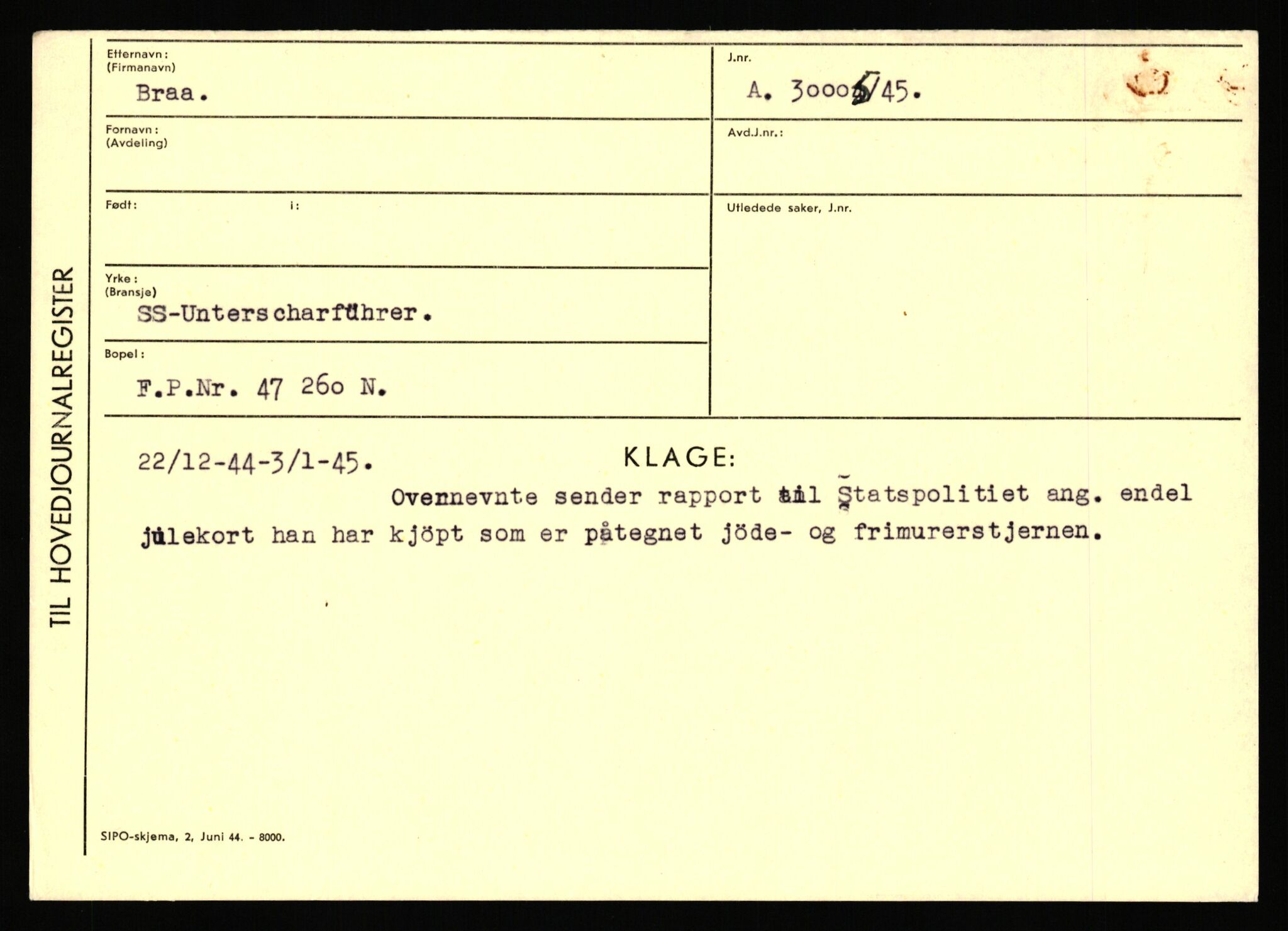 Statspolitiet - Hovedkontoret / Osloavdelingen, AV/RA-S-1329/C/Ca/L0002: Arneberg - Brand, 1943-1945, p. 4914