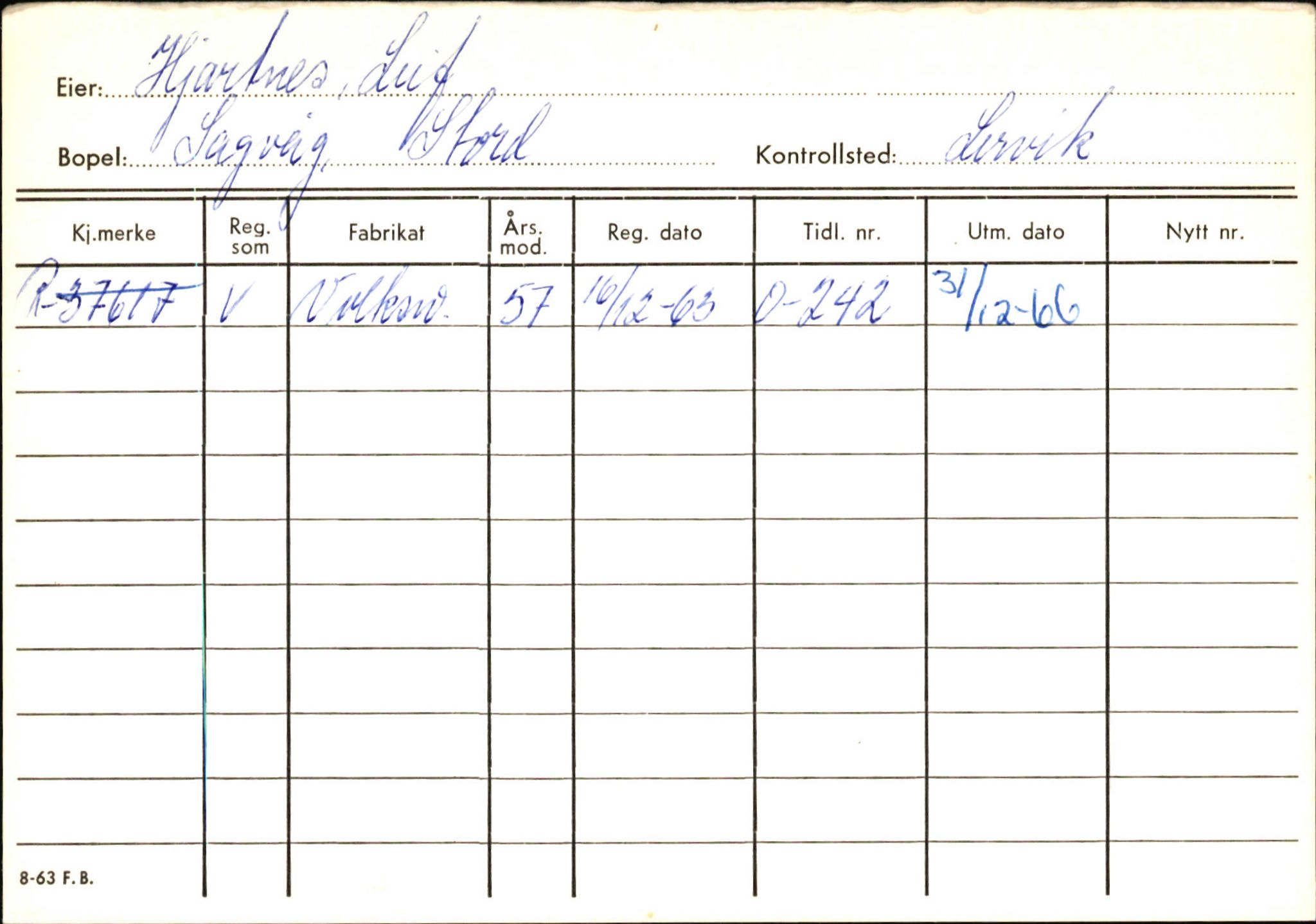 Statens vegvesen, Hordaland vegkontor, AV/SAB-A-5201/2/Ha/L0023: R-eierkort H, 1920-1971, p. 5